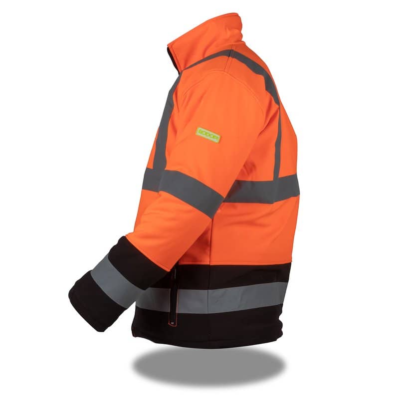 Rodopi® Winterjas Veiligheidsjas Reflecterend - Oranje/Zwart - maat XXL