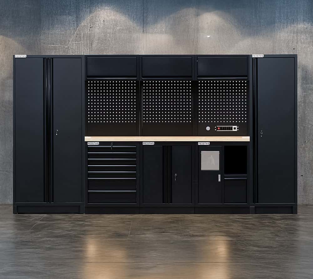FEISTOS Gereedschapswand Metalen Gereedschapskast EOS 12 Blackline
