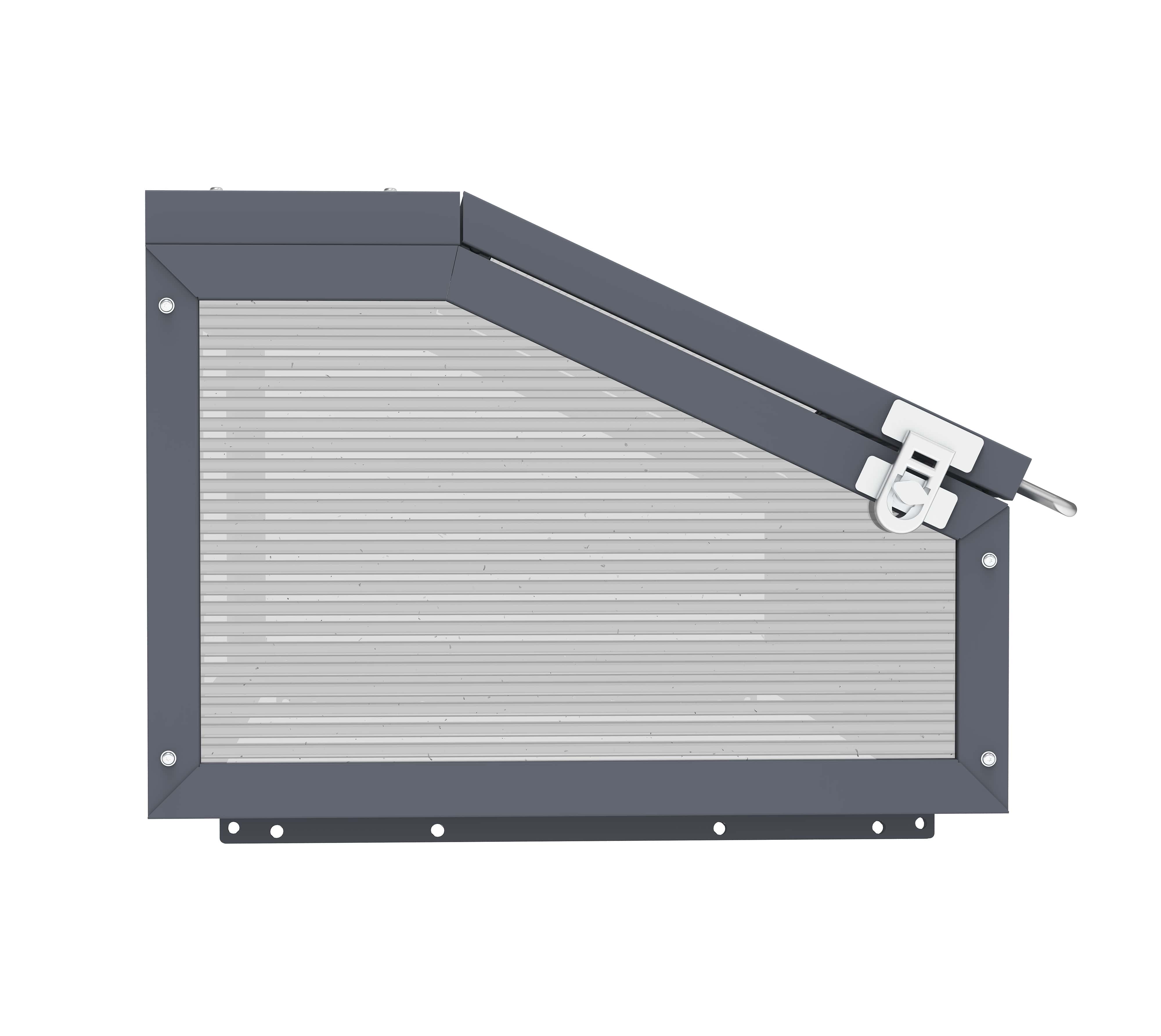 Westmann Tega Kweekkas Metaal 100x50x36 cm - 8mm Polycarbonaat platen