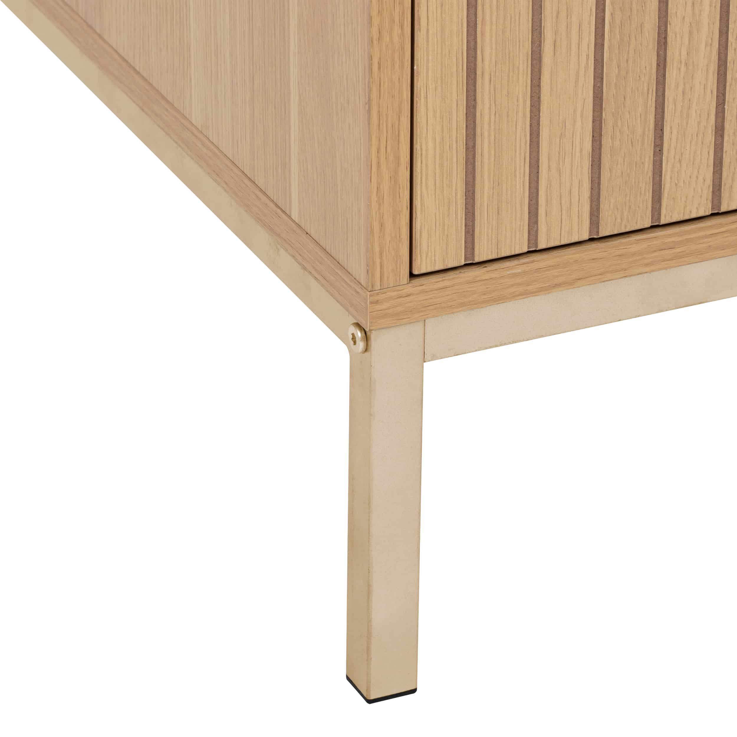Koffietafel Salontafel Tasso - Houten salontafel met panelen - 50x100x40 cm
