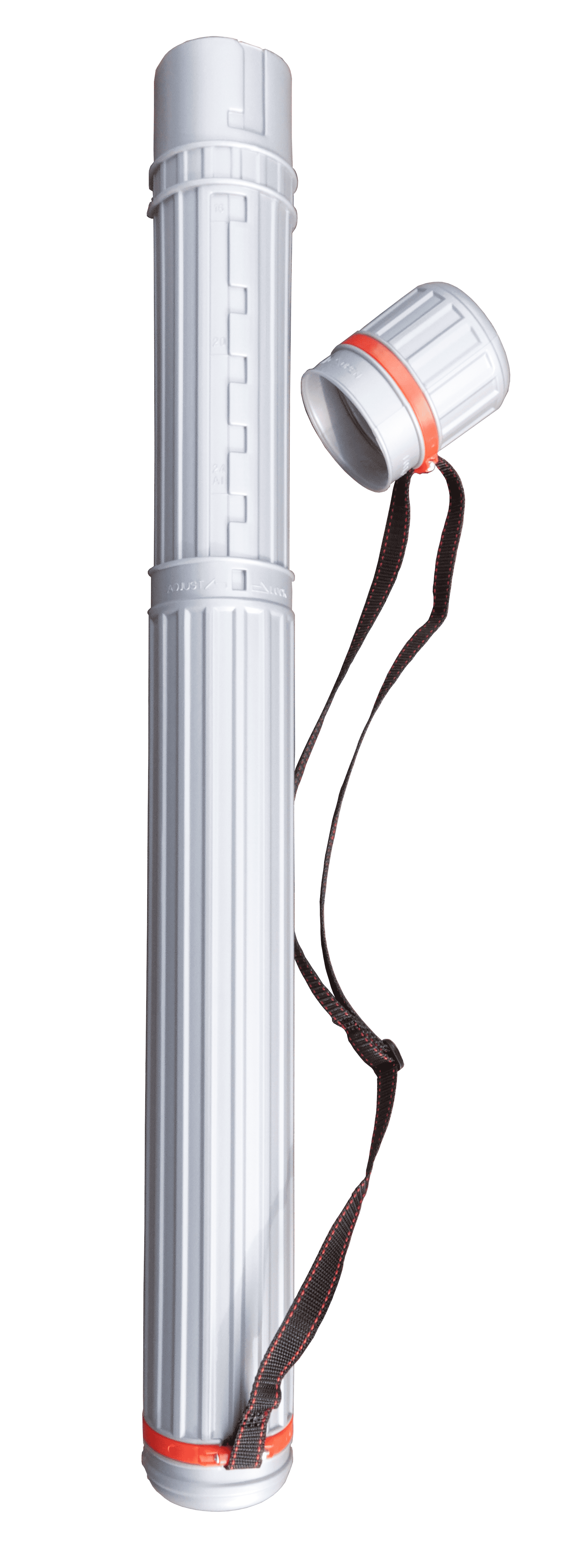 Mont Marte® Tekenkoker Verstelbaar 63-100 cm Telescopische Poster Koker - Grijs