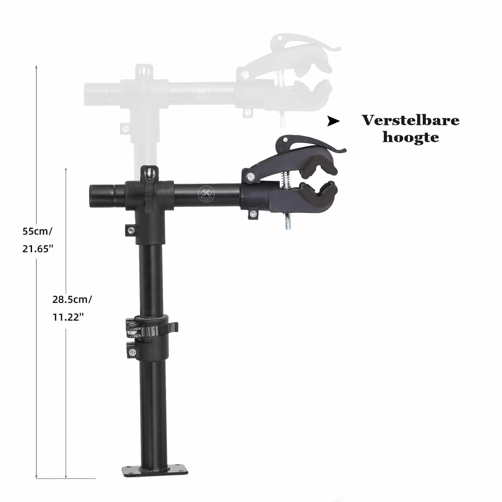 4toolz® Fiets Reparatie Beugel voor wand of werkbank - fiets montagestandaard 360⁰ Verstelbaar