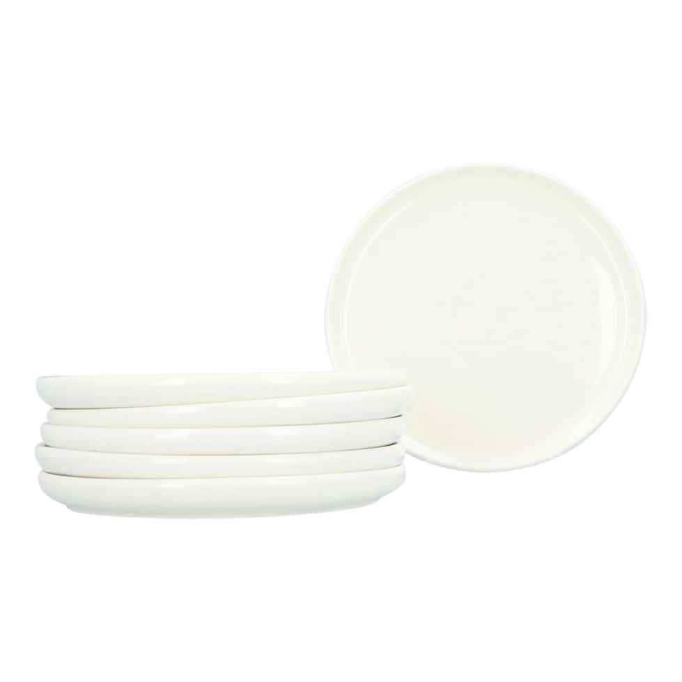 Serviesset Nora 18 delig - 6 persoons servies porselein - Wit
