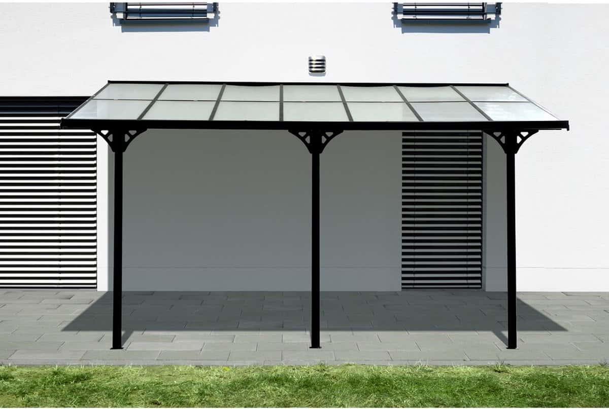 Westmann Bruce 435 - SI06106 Terrasoverkapping 435x300cm - Zwart