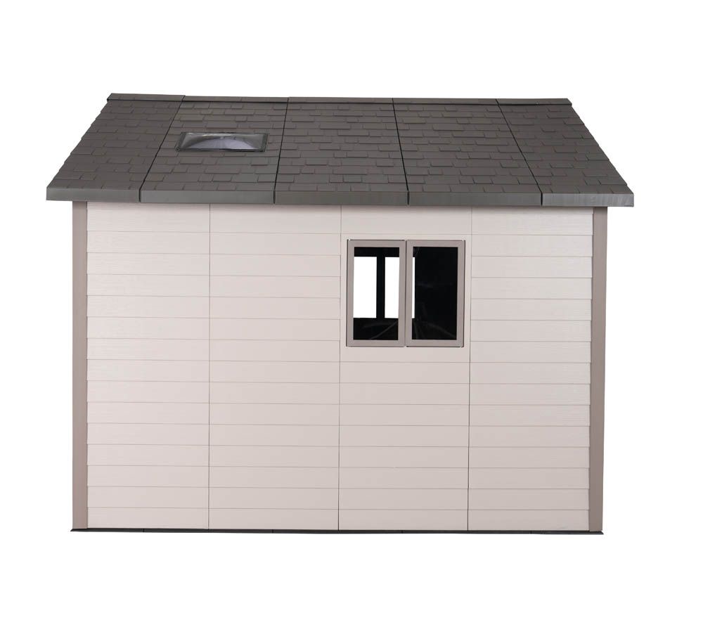 Lifetime® Kunststof gereedschapsschuur King Size - 337x337x285cm - Lichtgrijs