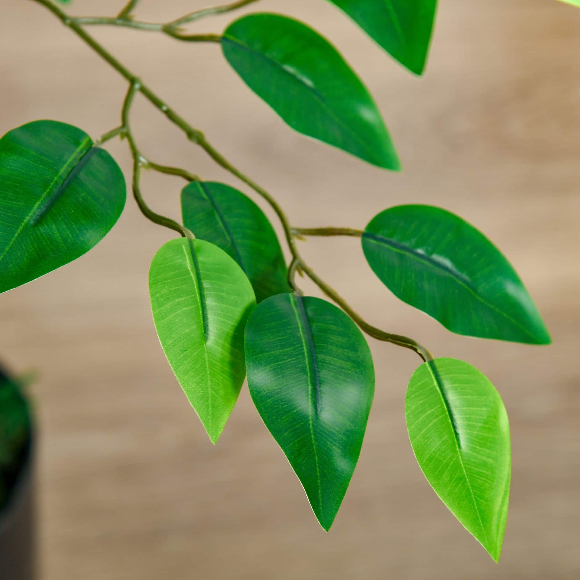 4goodz Kunstplant Ficus 135 cm - Banyanboom - Groen 4goodz Kunstplant Ficus 135 cm - Banyanboom - Groen