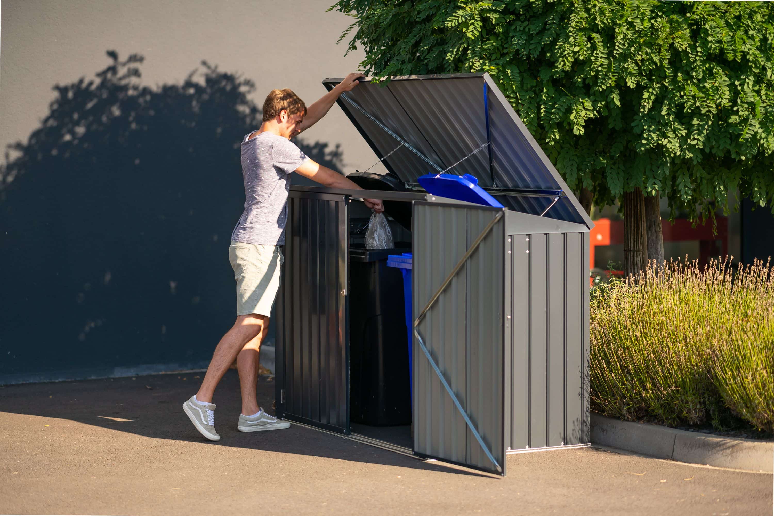 Westmann Containerombouw - Afvalbak kliko ombouw voor 2 containers