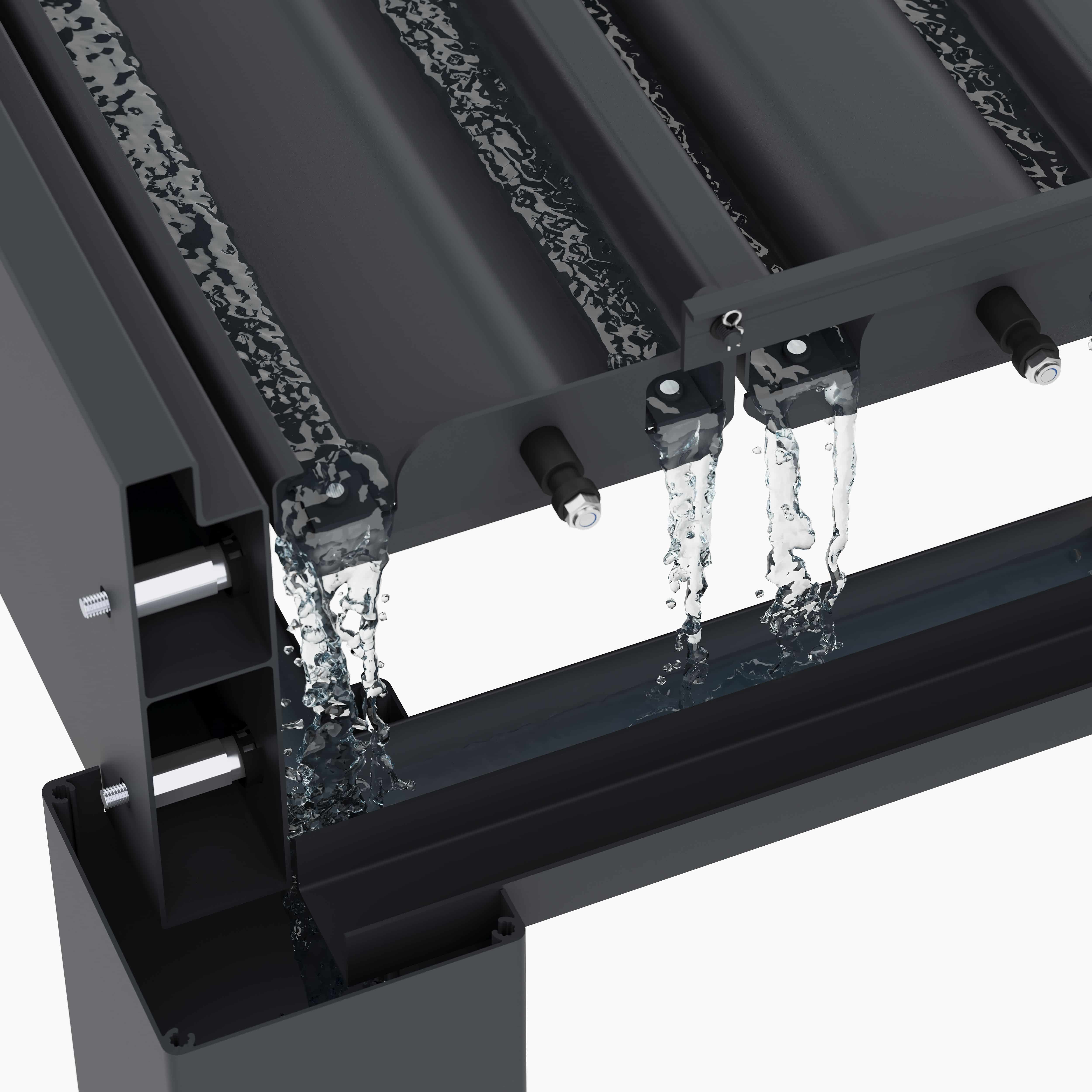 Paragon Outdoor Aluminium Paviljoen Grand Tuscan Lamellendak- 3x4 meter