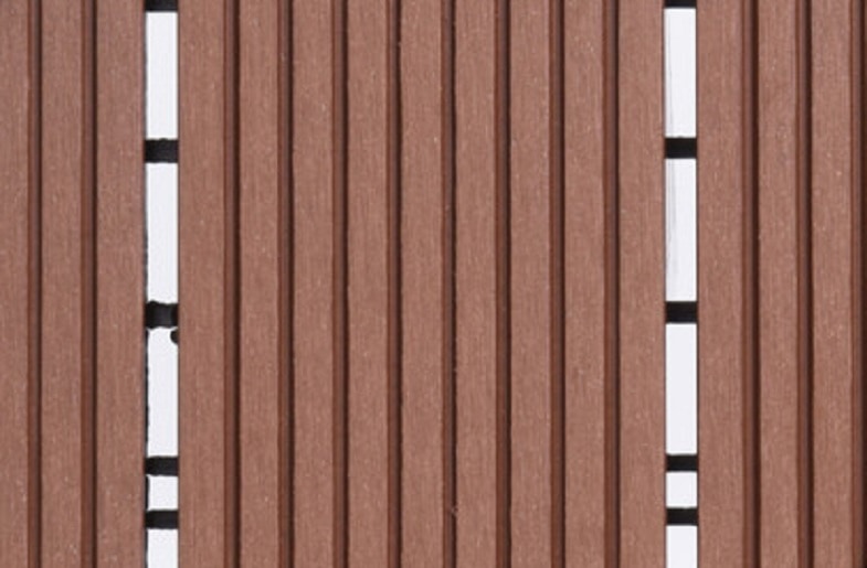 Composiet Terrastegels koppelbaar 30x30 cm - 6 stuks - Hardhout-look