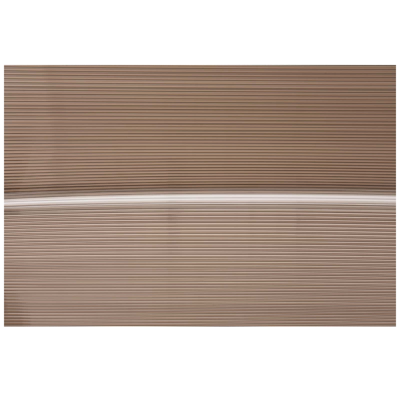 4goodz Deurluifel Afdak 75x100 cm - Overkapping polycarbonaat - Bruin