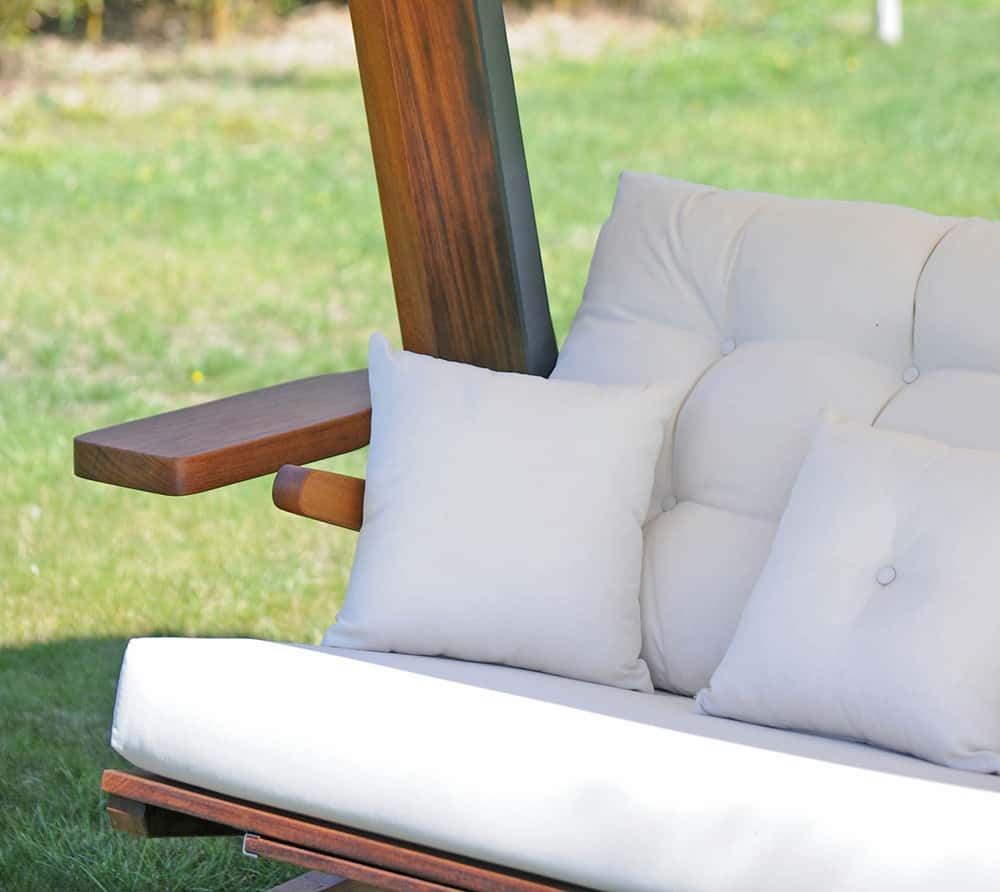 Westmann 4-persoons Houten Verandaschommel Luna 2600 - Creme Westmann 4-persoons Houten Verandaschommel Luna 2600 - Creme
