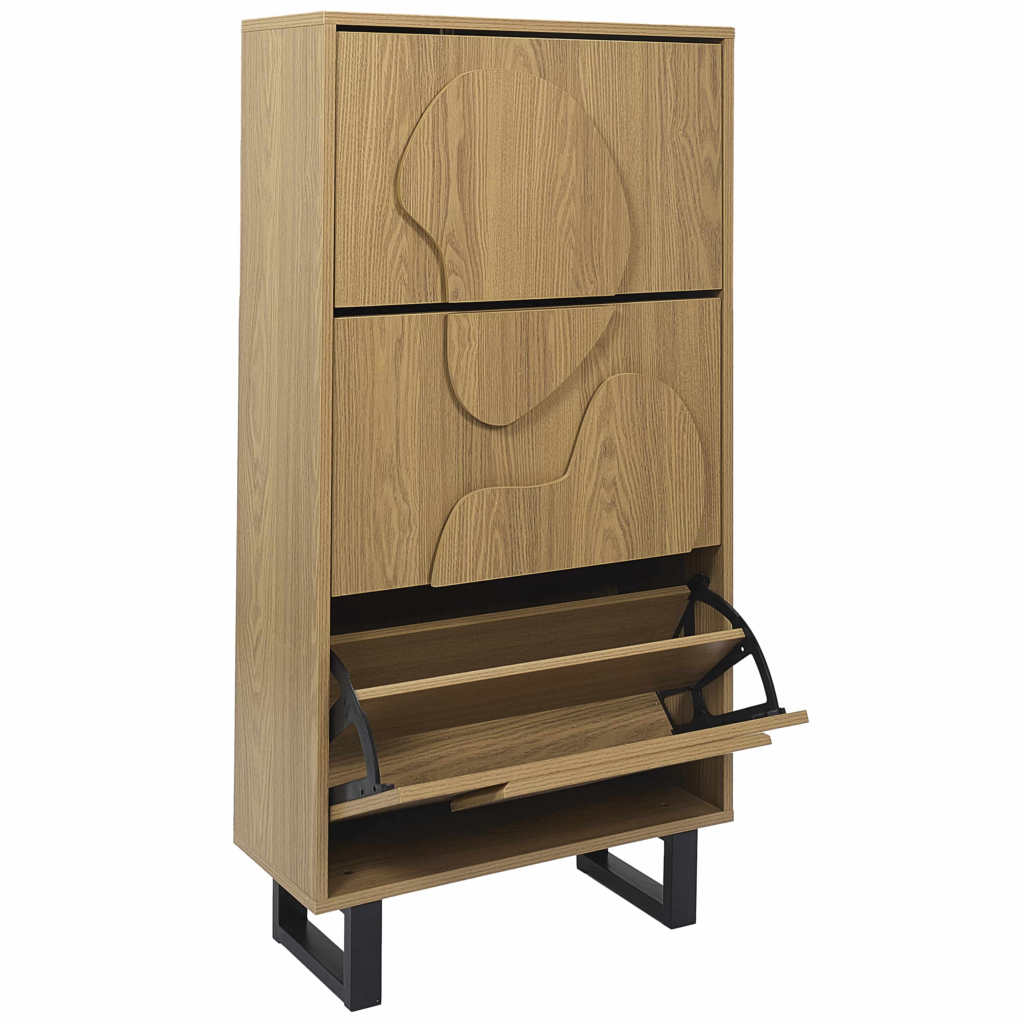 4goodz Schoenenkast Calypso 40x60x115 cm 18 paar - bruin