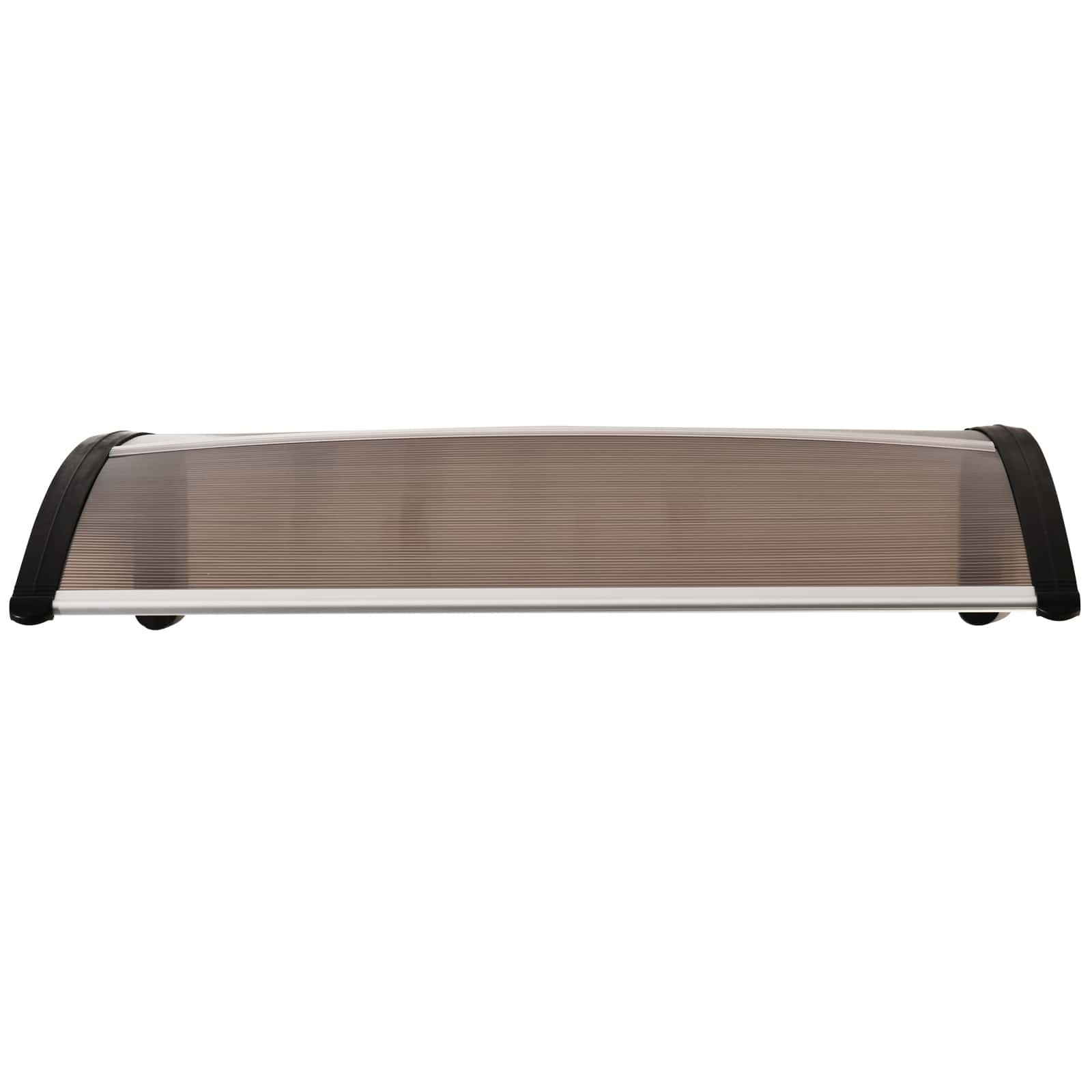 4goodz Deurluifel Afdak 75x100 cm - Overkapping polycarbonaat - Bruin