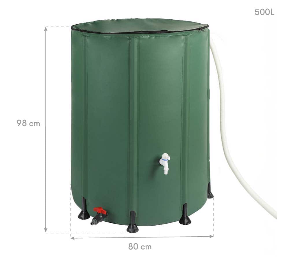 Westmann Regenton Oskar 500 liter Opvouwbaar - Groen