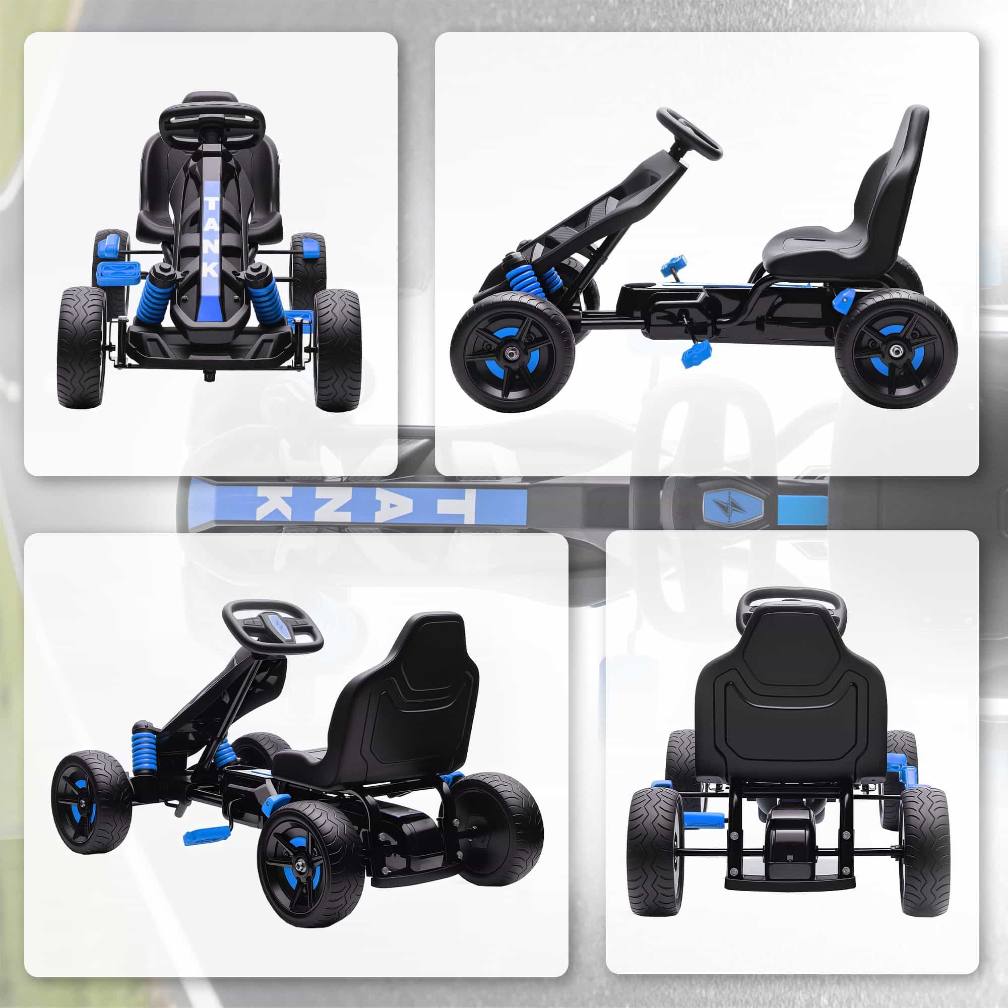 4goodz Skelter Aiyaplay met vrijloopsysteem - Voor 3-6 jaar - Blauw