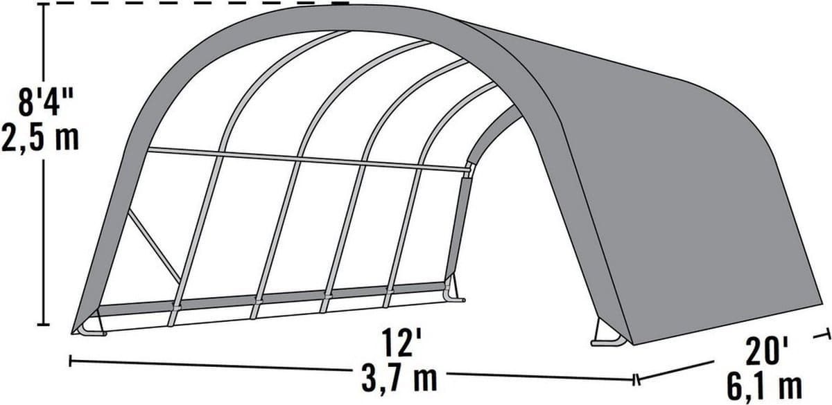 ShelterLogic® Weide tent 370x610 cm - SL51341