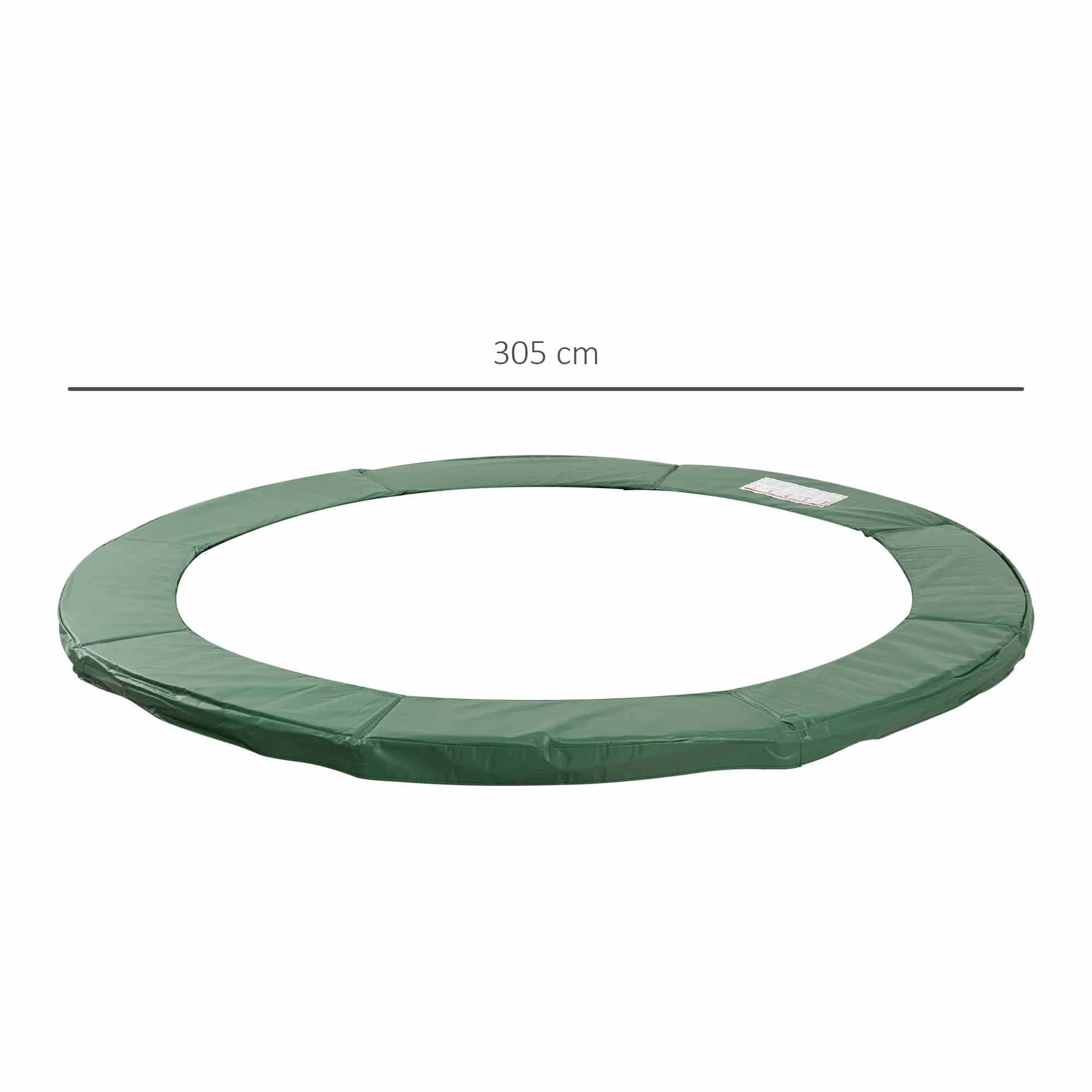 4goodz Trampoline rand Vervangings Randafdekking 305 cm - Groen