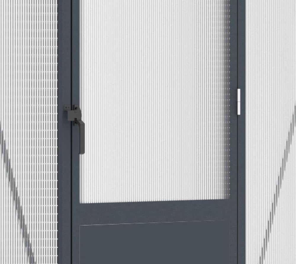 Westmann Aurora 68 - TuinKas met fundering - Antraciet 248x188 cm