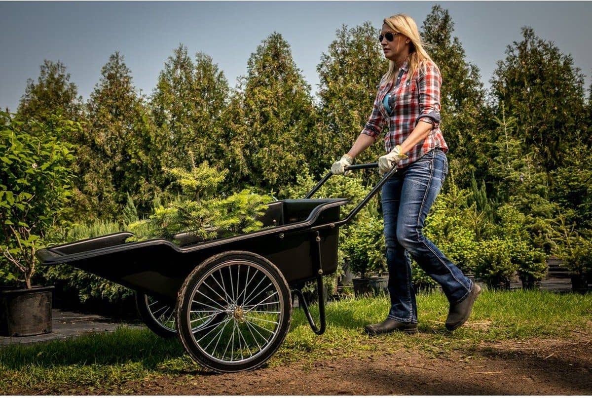 Polar Kruiwagen PO8376 - Robuuste Kruiwagen met 181kg draagvermogen