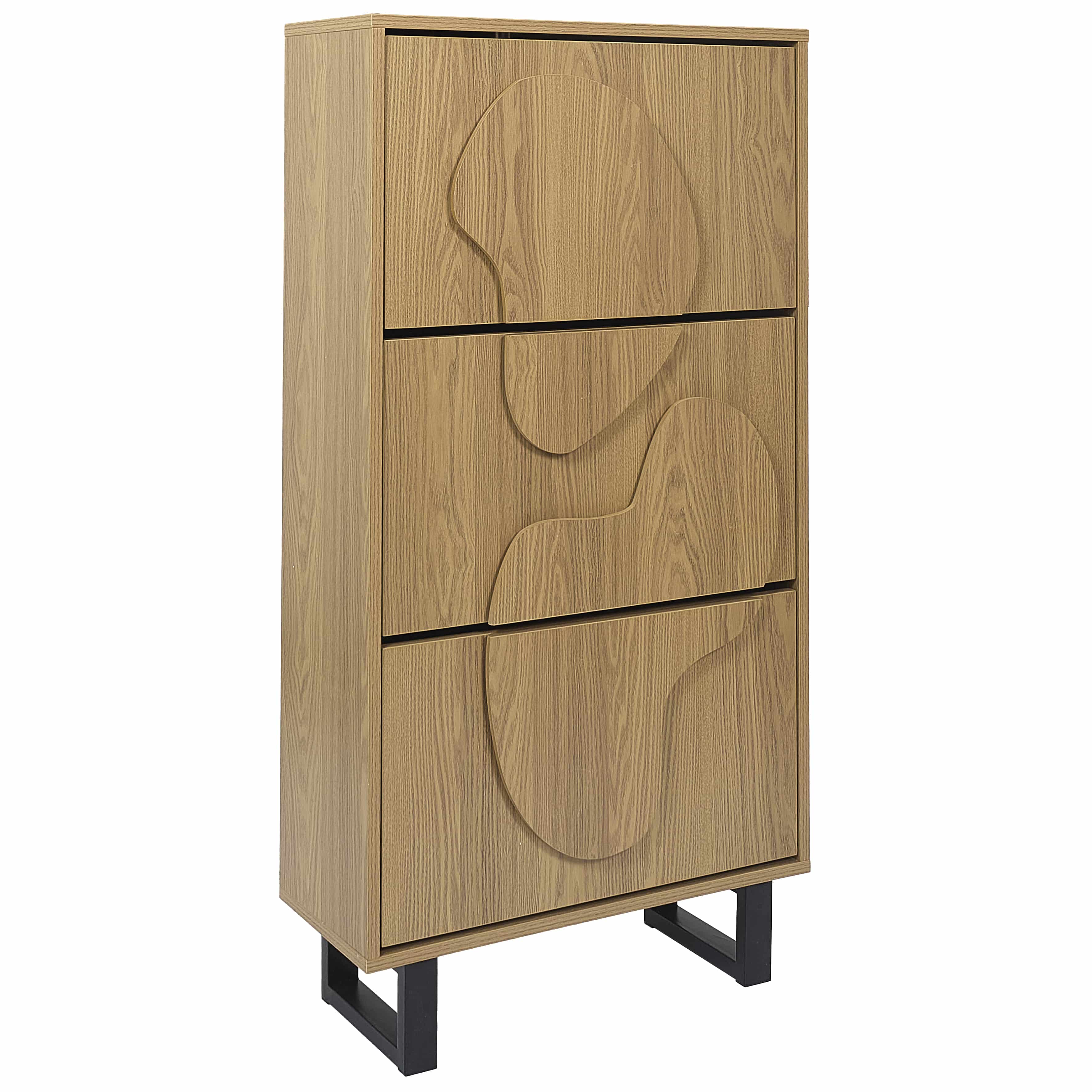 4goodz Schoenenkast Calypso 40x60x115 cm 18 paar - bruin