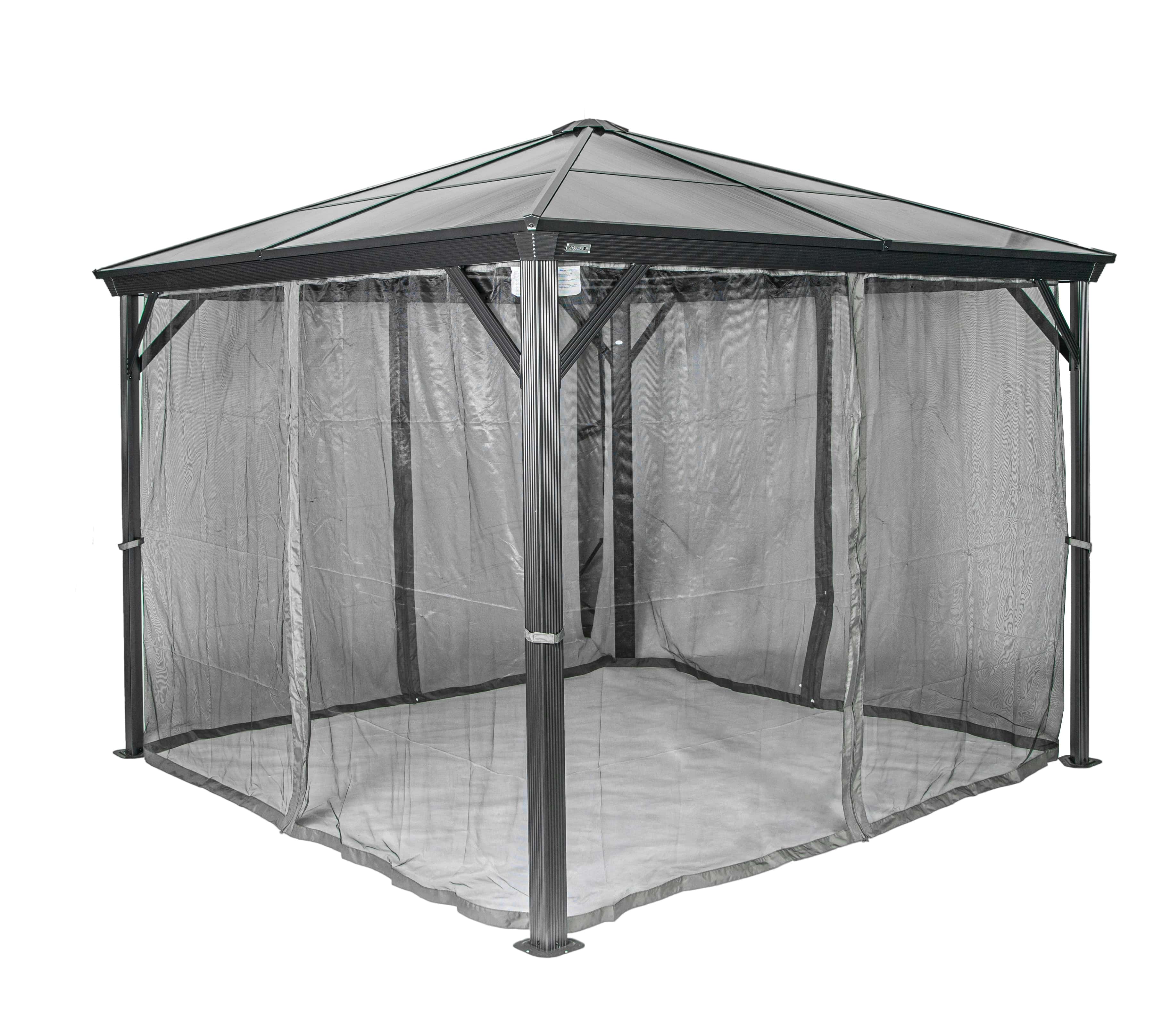 Sojag Aluminium Paviljoen Verona 1010 met Klamboe - 298x298x260 cm Sojag Aluminium Paviljoen Verona 1010 met Klamboe - 298x298x260 cm