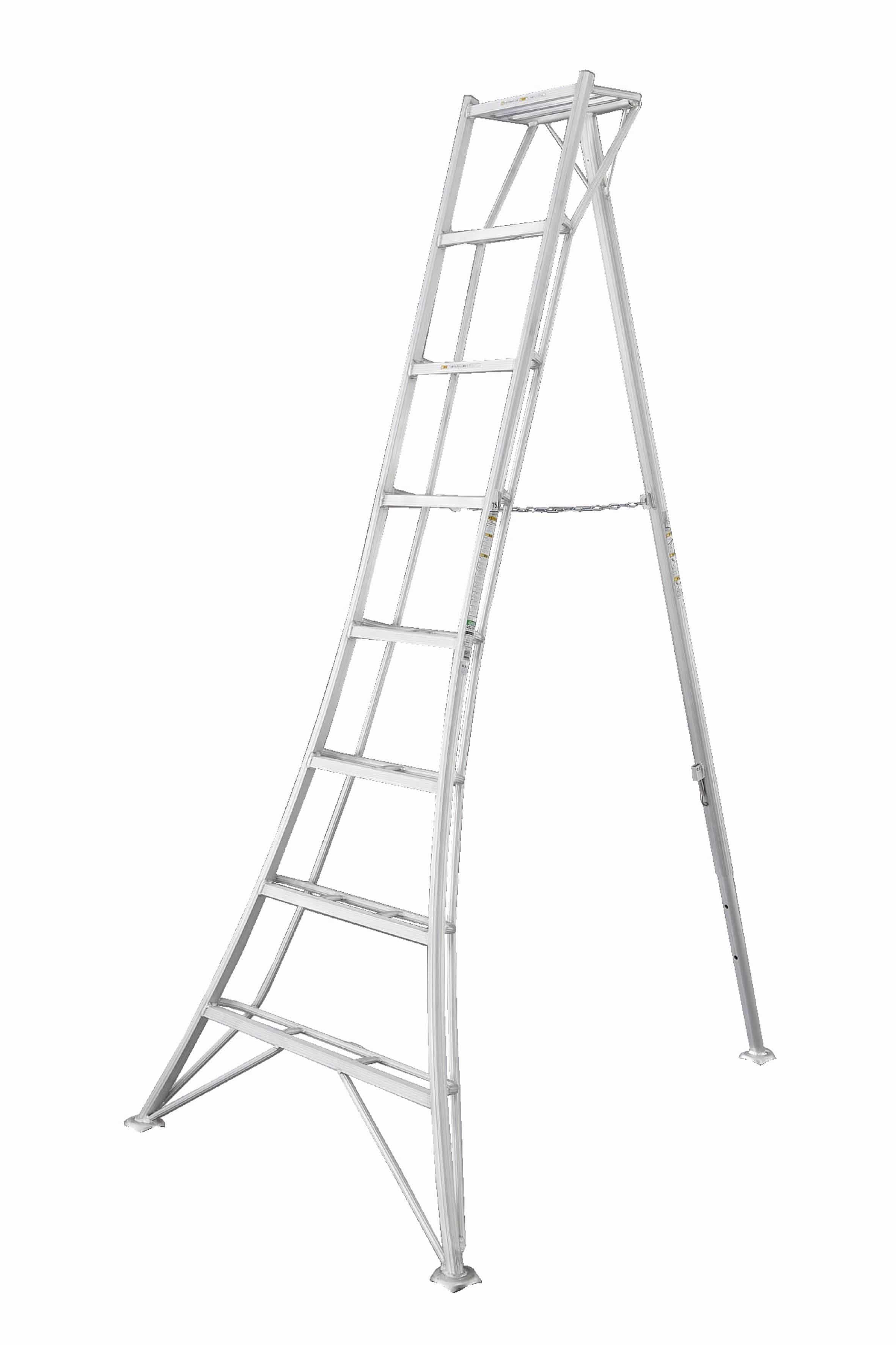 Niwaki Driepoot Tuinladder 240 cm Snoeiladder Tripod Ladder - Plukladder