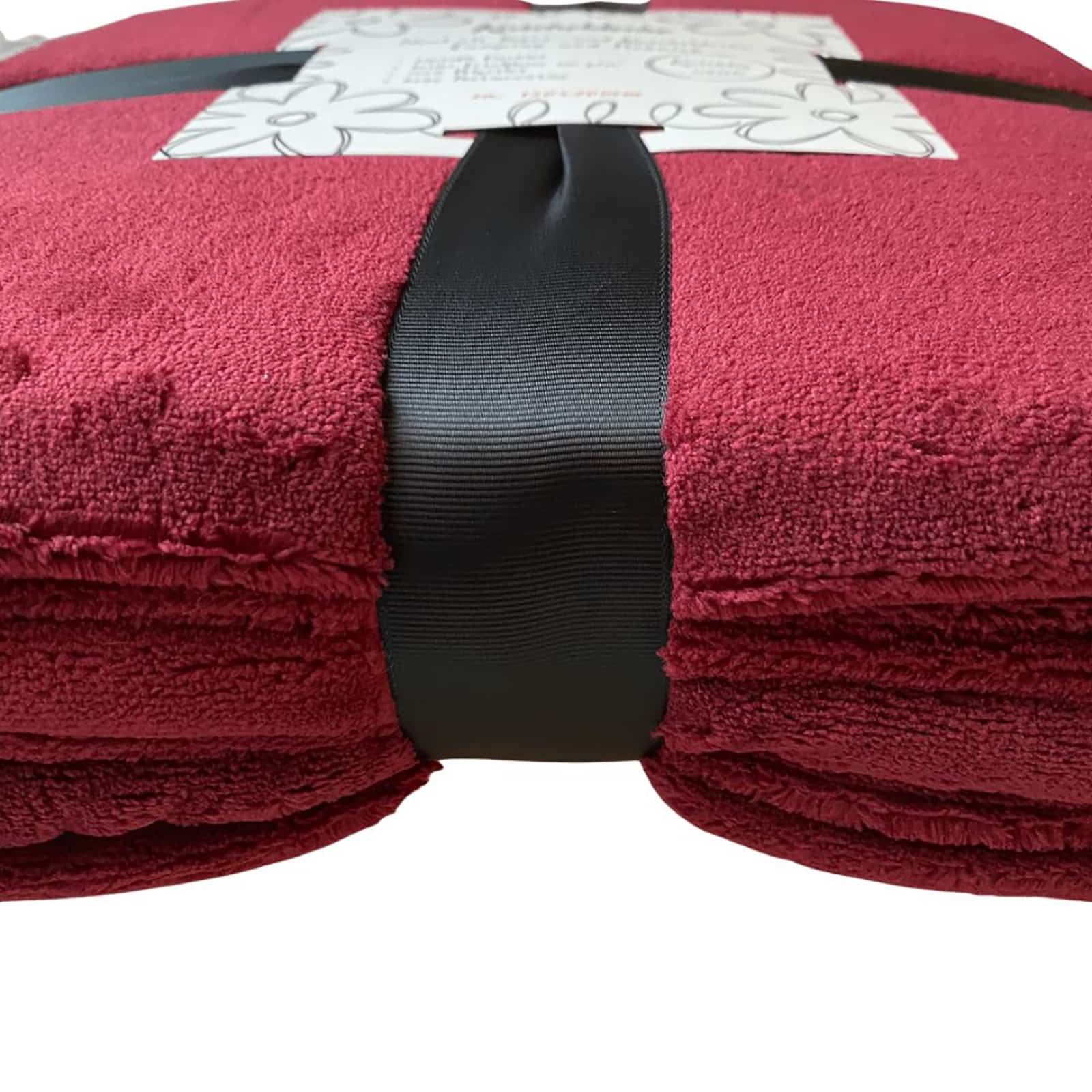 hanSe® Zachte Grote Fleece Plaid 280 grams - 150x200 cm - Bordeaux