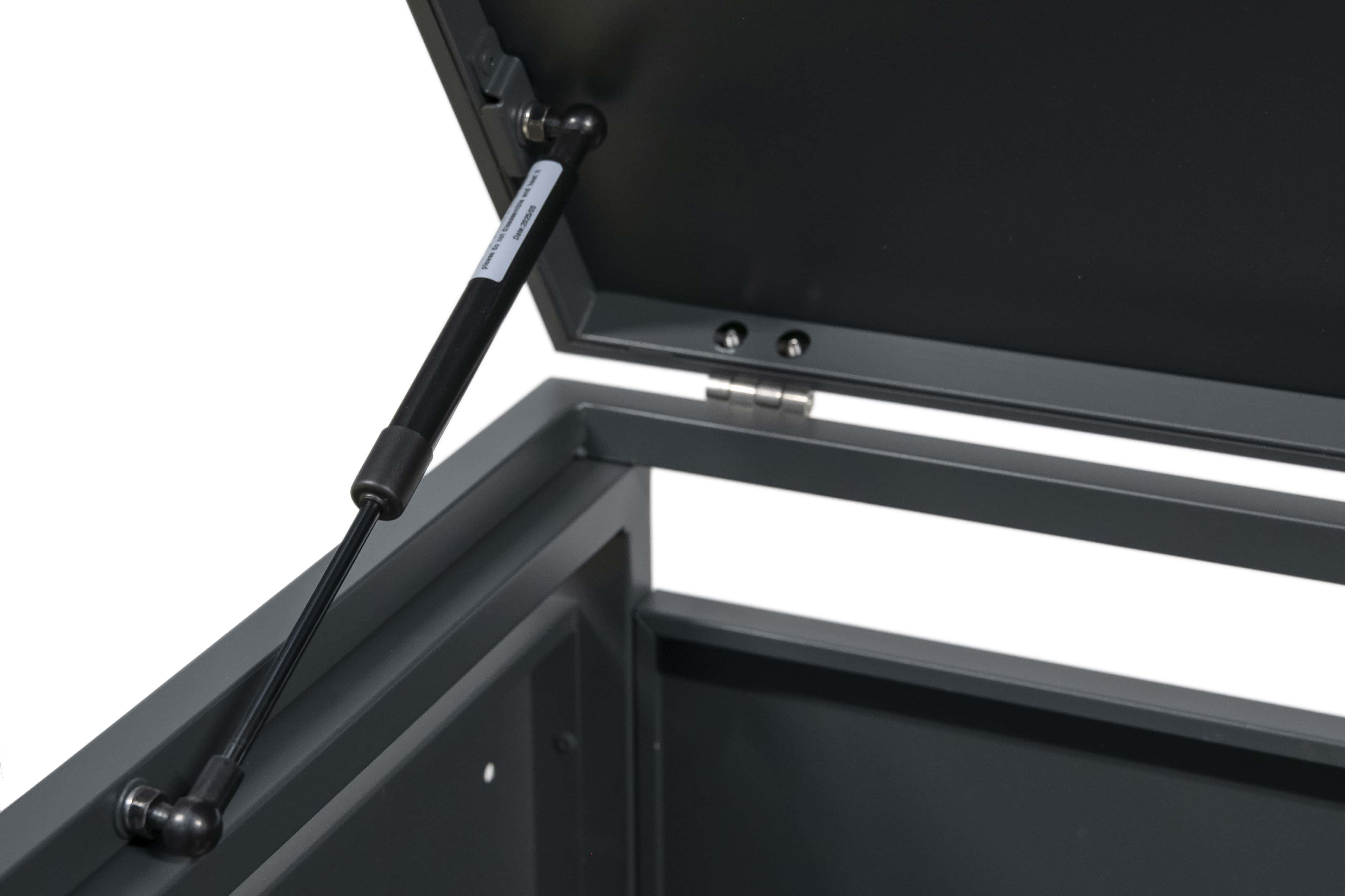 Westmann Pedura-4 Metalen Containerombouw met Pedaal bediening - 4 kliko's - Antraciet