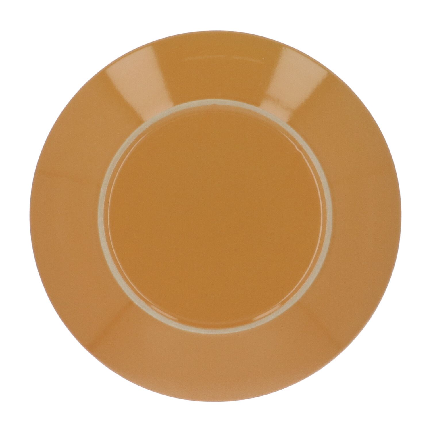 Serviesset Aardewerk 6 persoons 18-delig - Geglazuurd - Geel