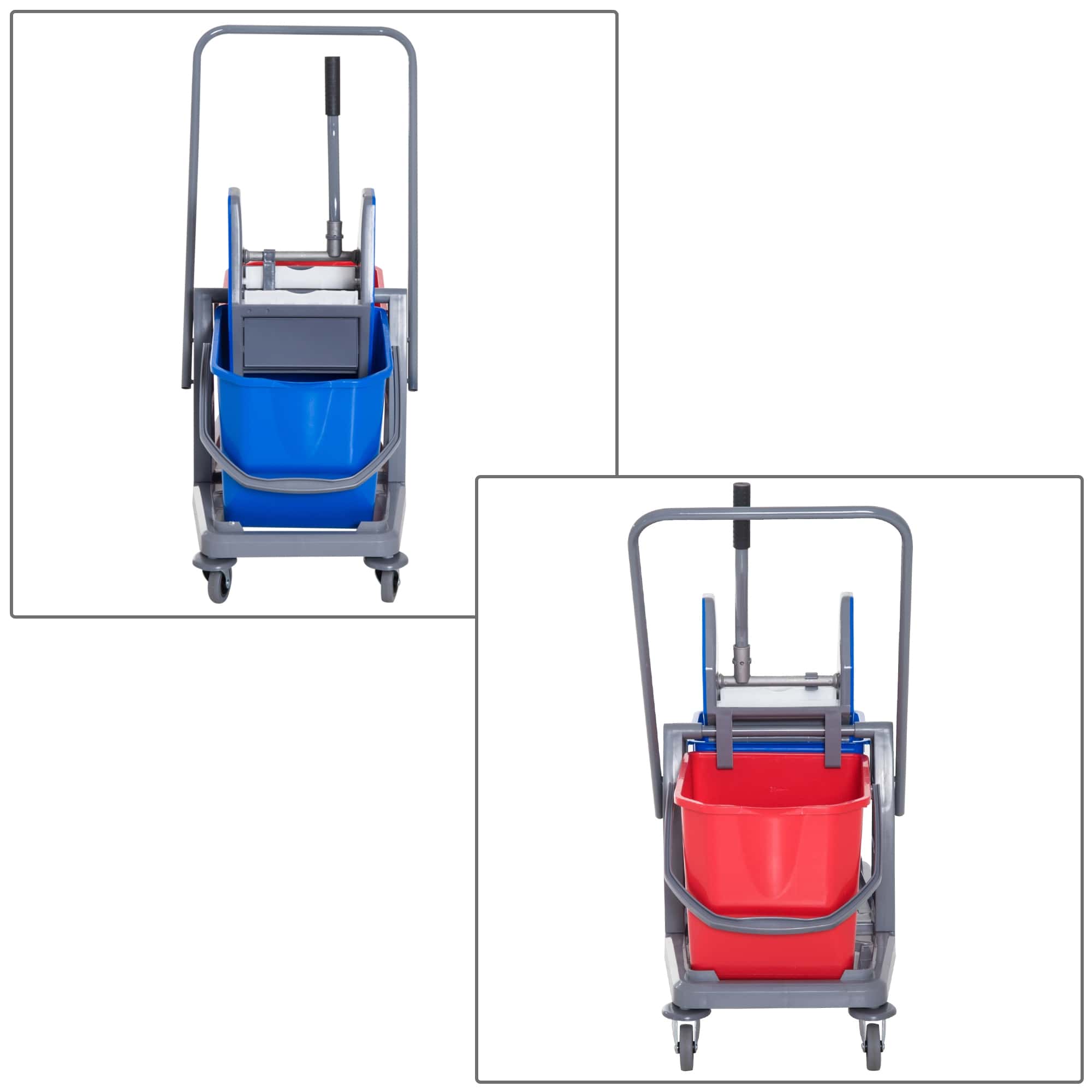 Schoonmaakkar Rolemmer met Wringer - 26 Liter capaciteit