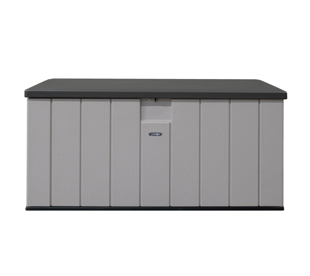 Lifetime Kunststof Kussenbox 570 ltr - Tuinkist 72x151x69cm - Bruin