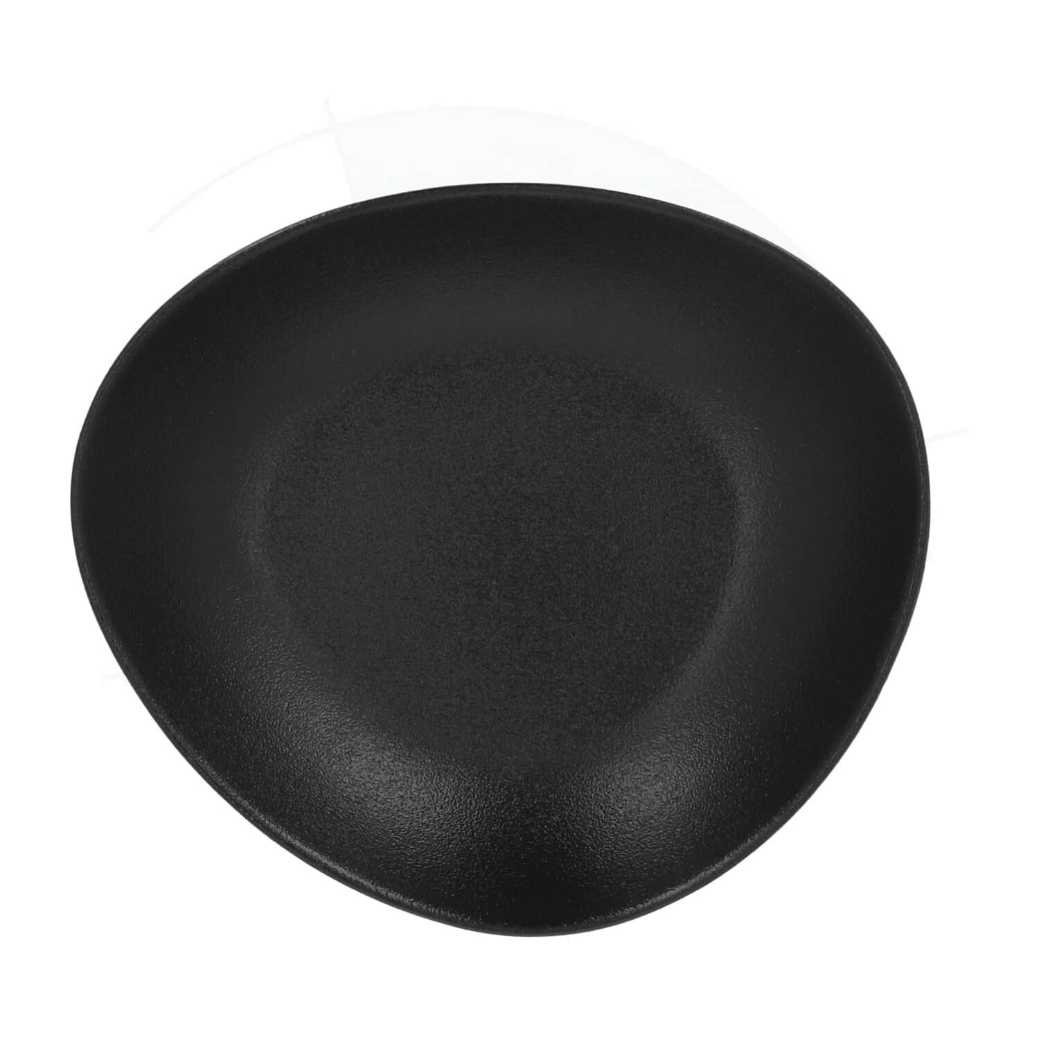 4goodz Kei Porseleinen Bordenset 6x Diepe Borden - 22x20 cm - zwart
