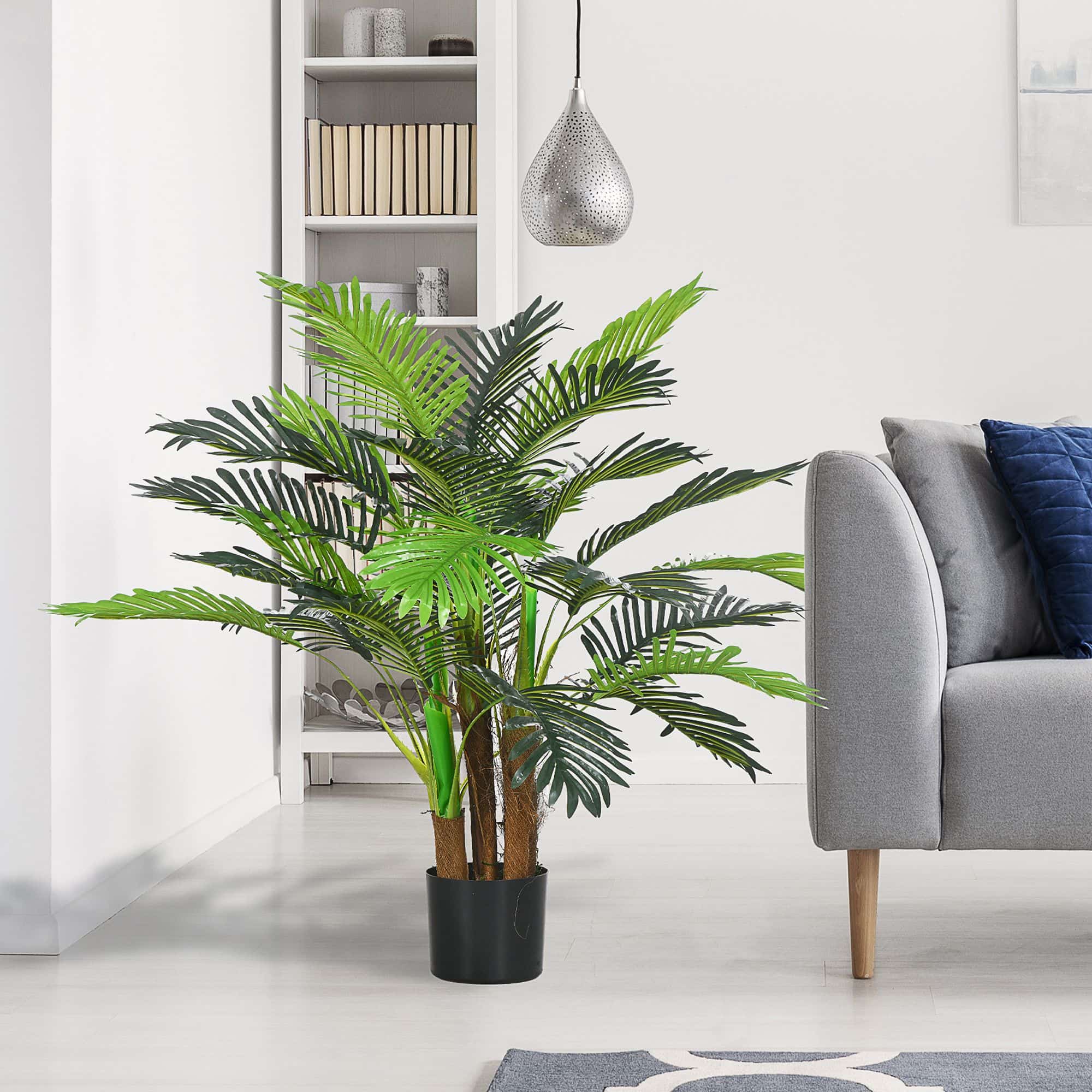 4goodz Kunstplant Plant Kunstpalm, 100 cm met 27 Takken