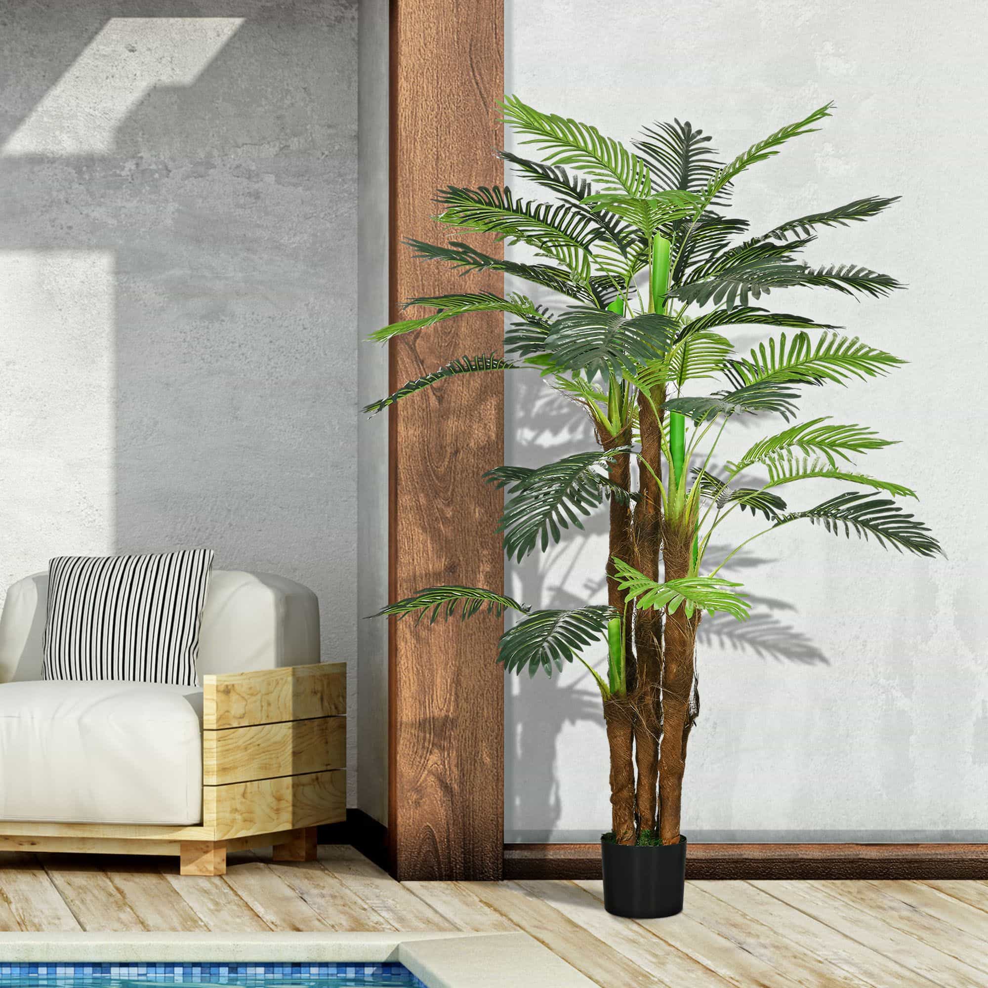 4goodz Kunstplant Kunstpalm 160 cm met 36 Takken