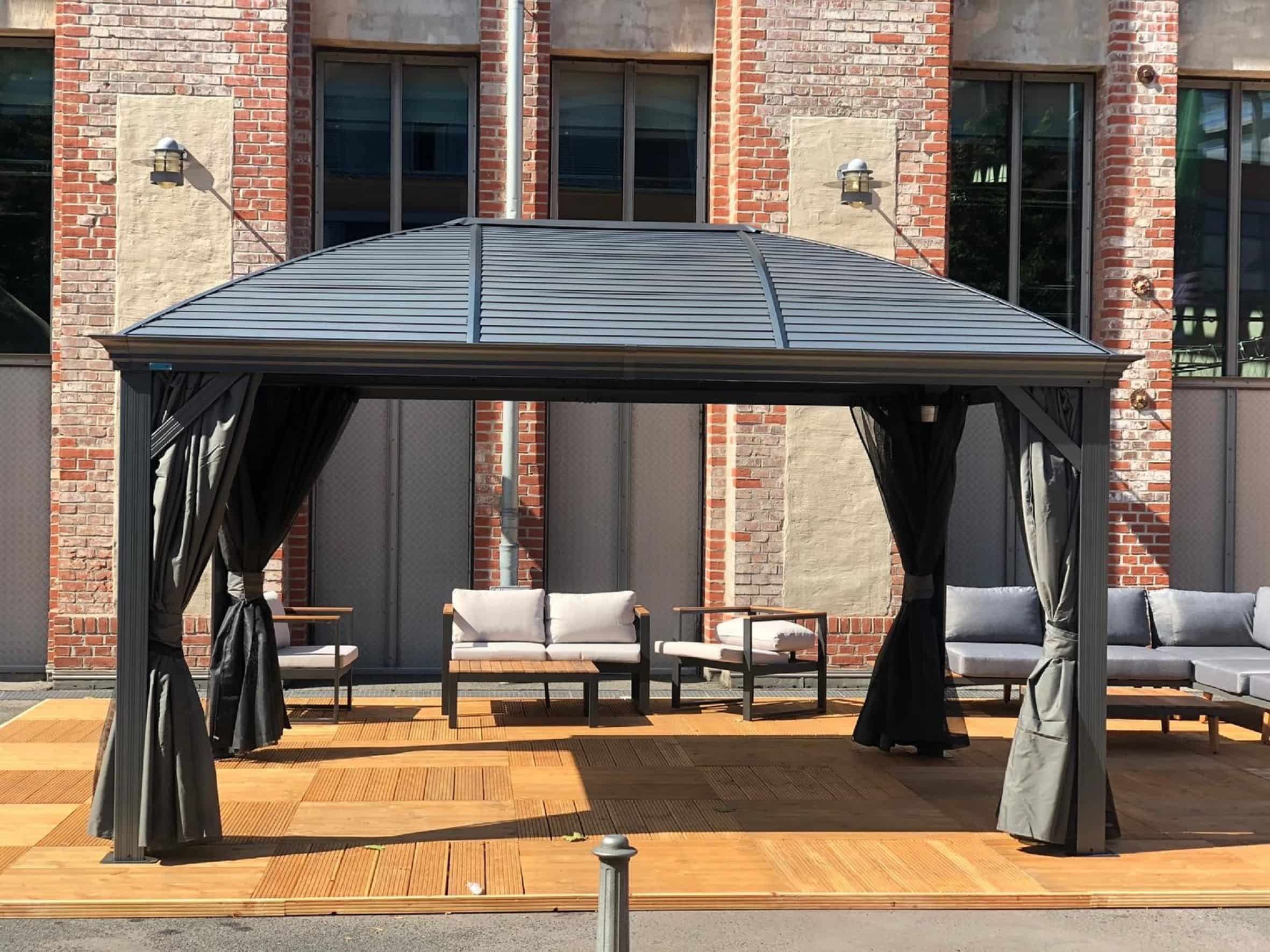 Sojag Paviljoen Pergola Moreno 298x423x283 cm - Antraciet