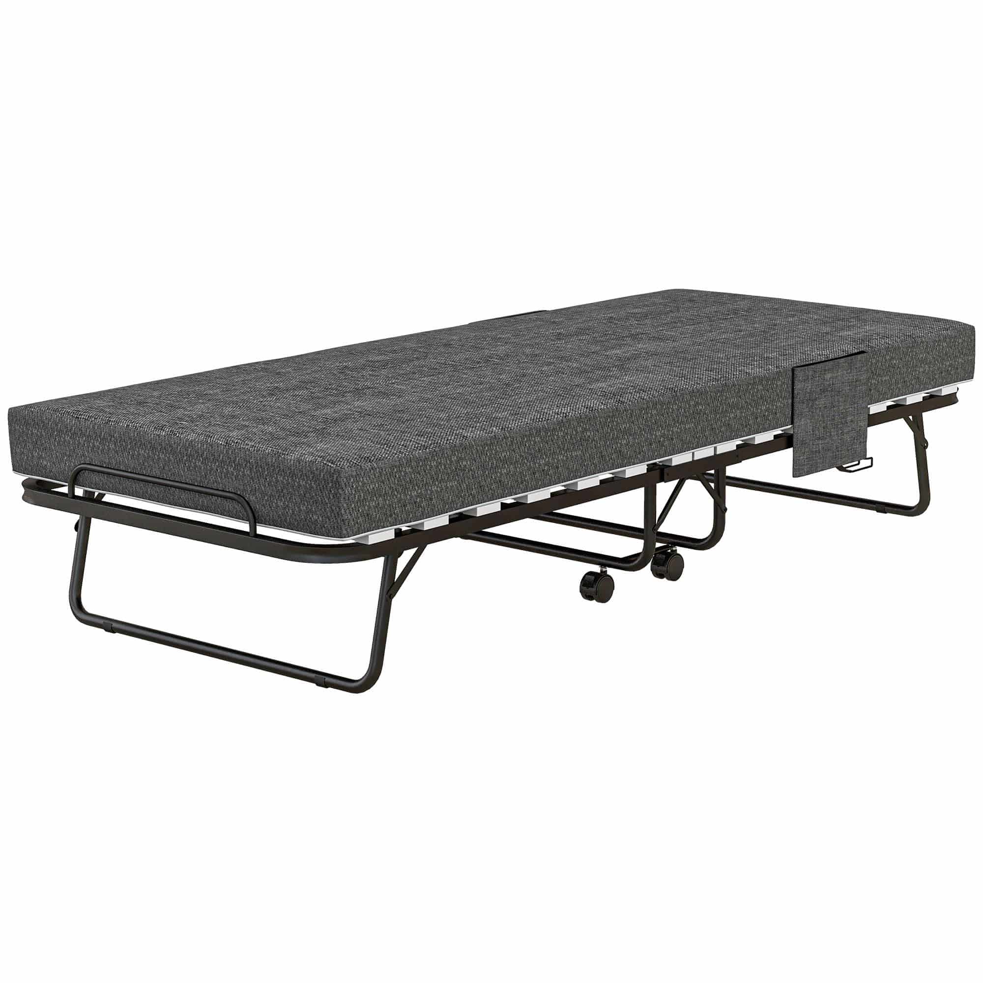 4goodz Opklapbaar Logeerbed 1 persoons met wielen - tot 150 kg - 190x80 cm 4goodz Opklapbaar Logeerbed 1 persoons met wielen - tot 150 kg - 190x80 cm