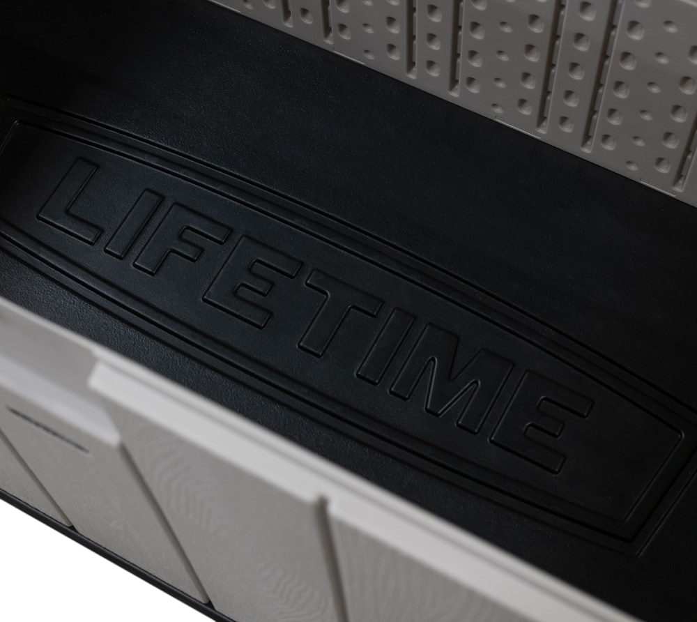 Lifetime Kunststof Kussenbox 570 ltr - Tuinkist 72x151x69cm - Bruin