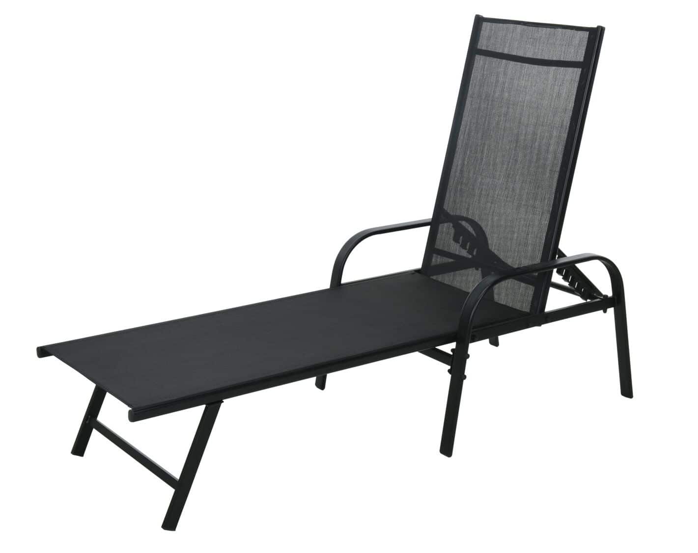 Comfortabel Verstelbaar Ligbed - Ventilerend - 195x60 cm - Zwart