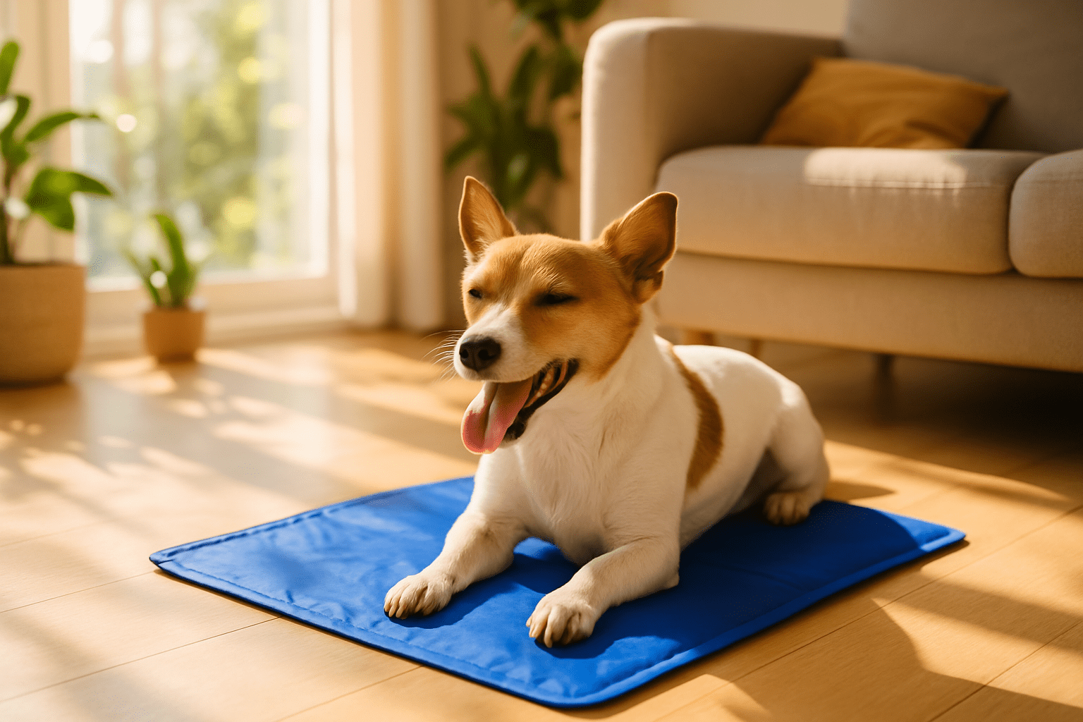 4animalz® Koelmat voor honden en katten - 40X50 CM - Blauw