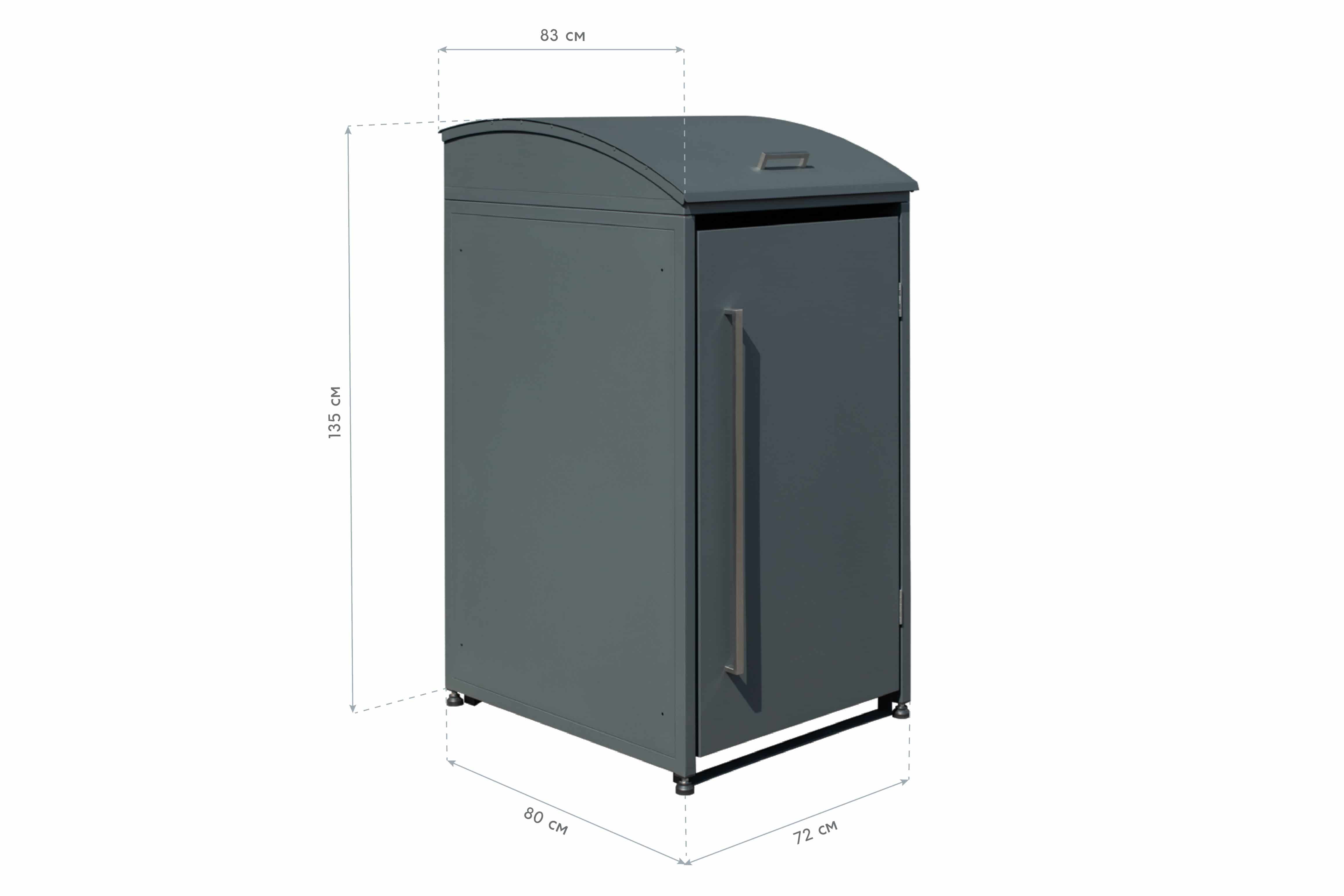 Westmann Moderna Containerombouw - Afvalbak kliko ombouw 1 container
