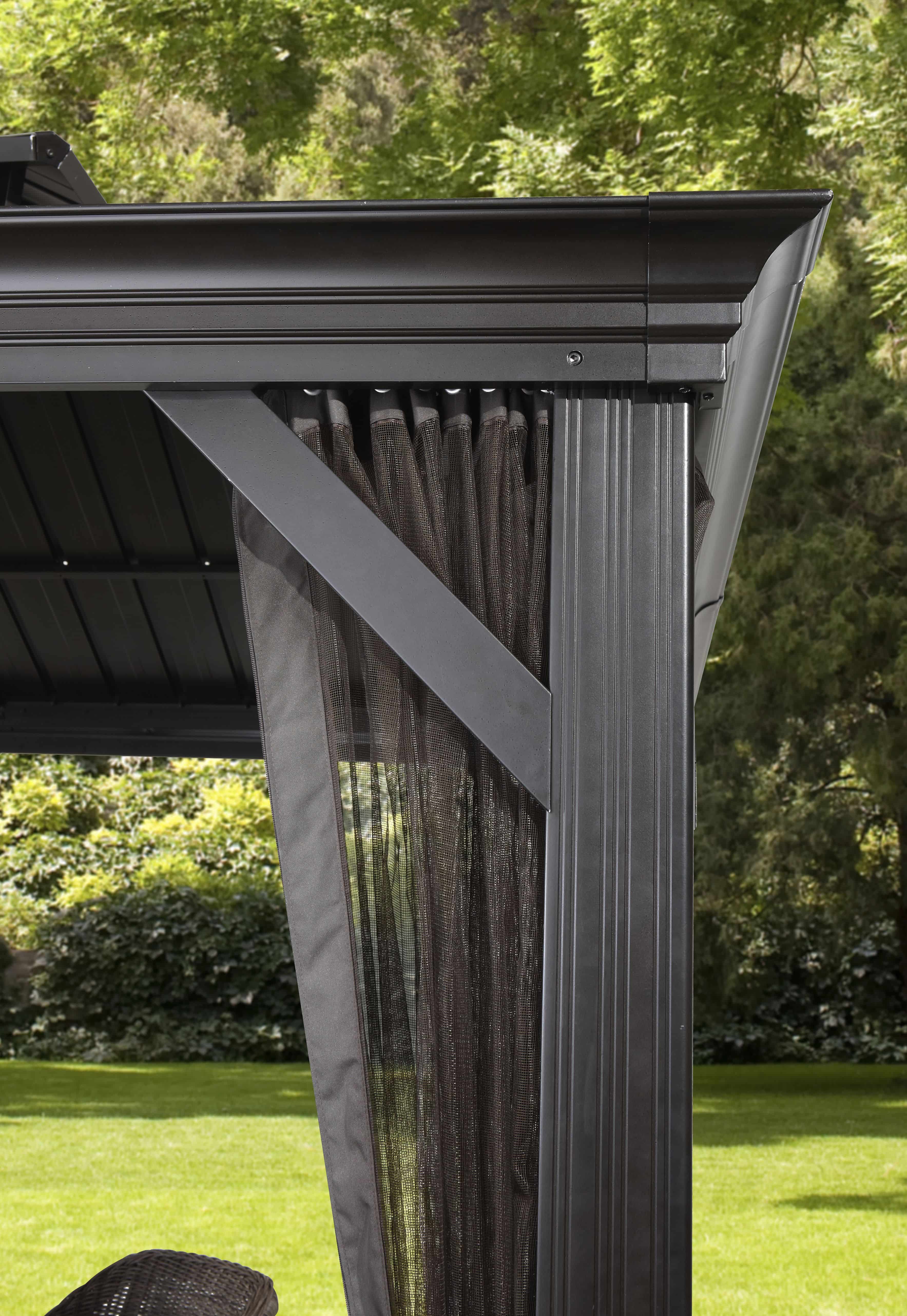 Sojag Paviljoen Pergola Messina 298x363 cm - Antraciet