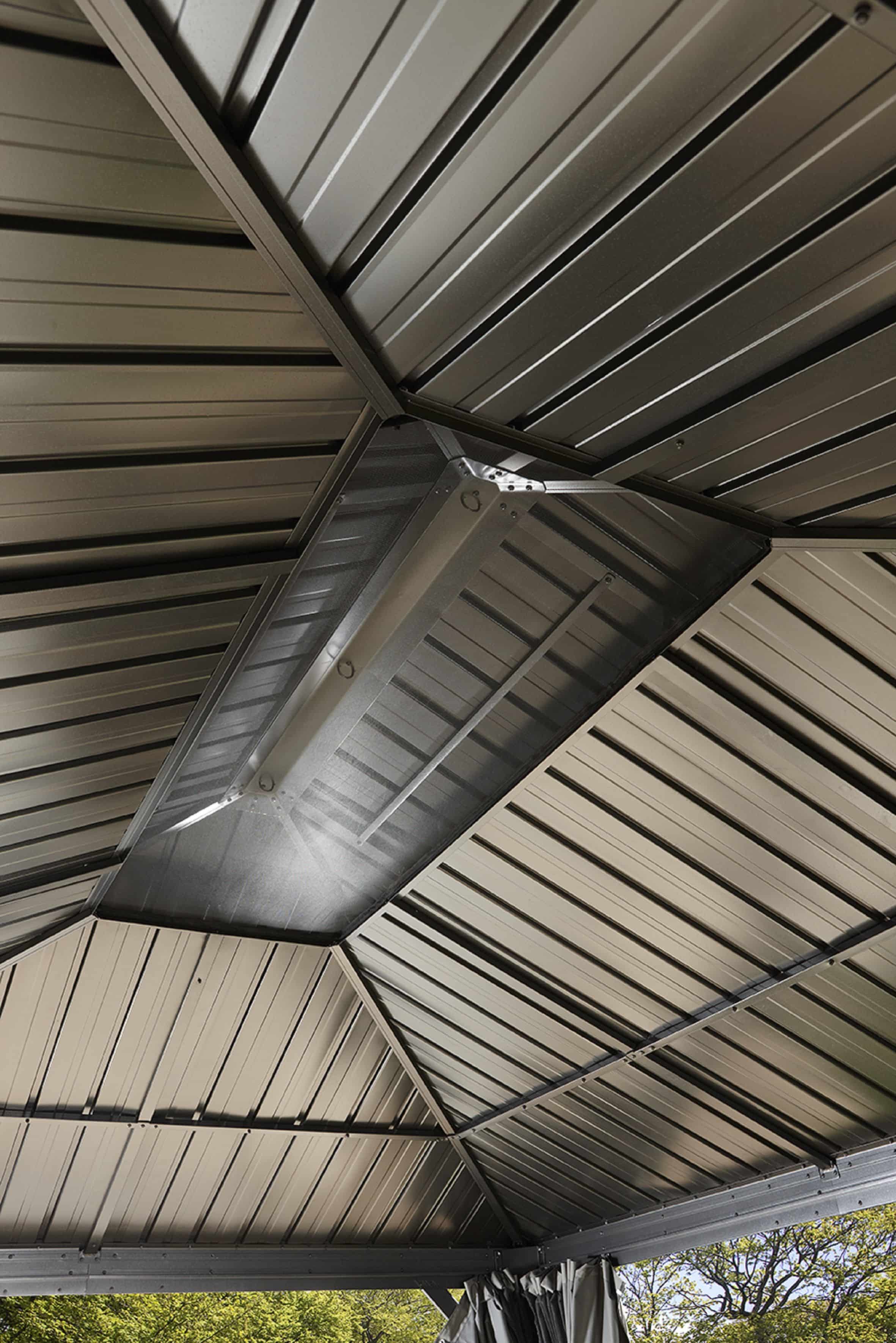 Sojag Paviljoen Pergola Messina 298x363 cm - Antraciet