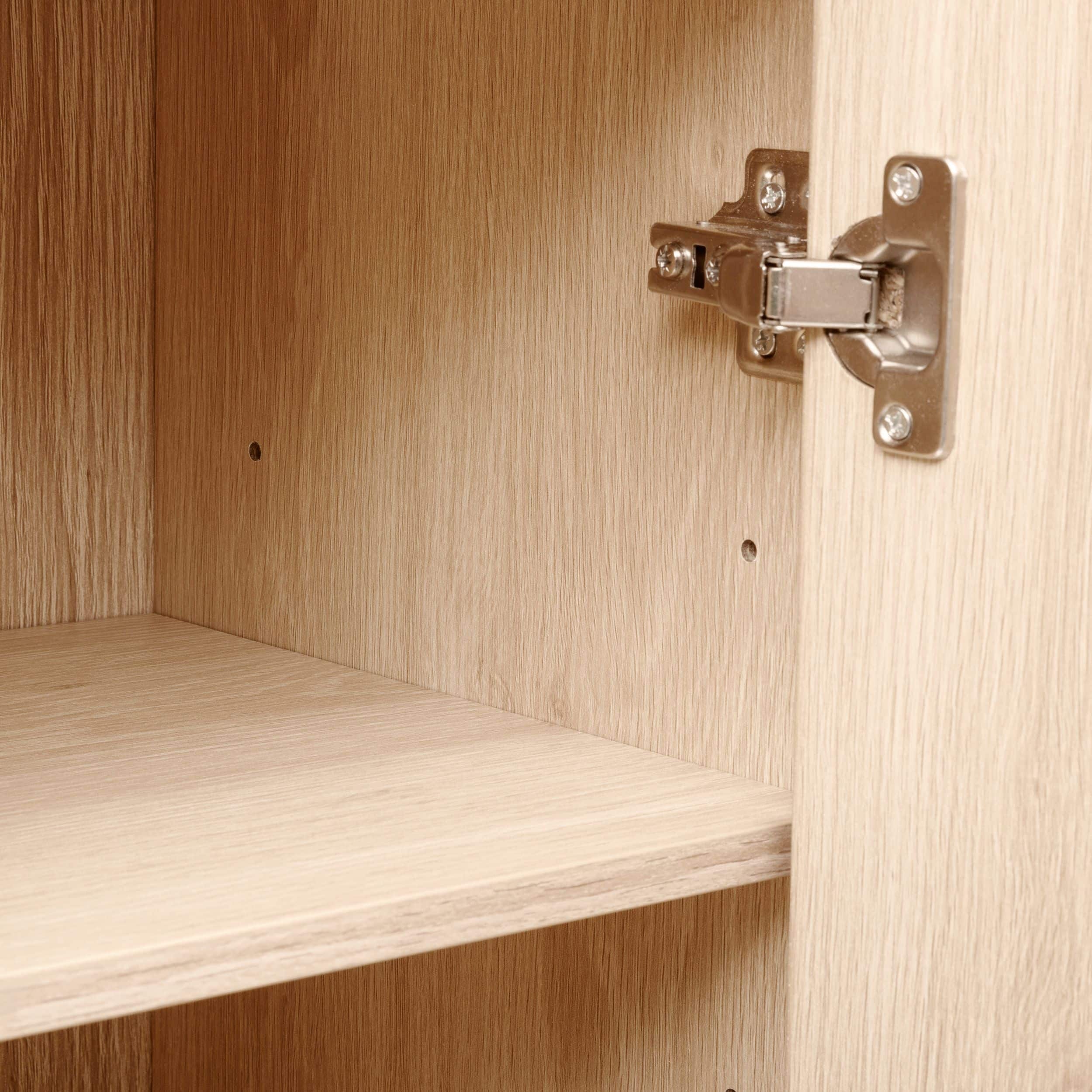 4goodz Badkamerkast Abana - Kolomkast 2 deuren 170 cm - Bruin