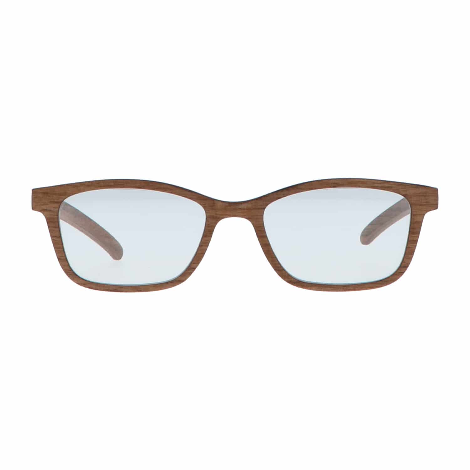 5one® Walnut Brown Leesbril +1 - Houten Leesbril +1 met bruin montuur