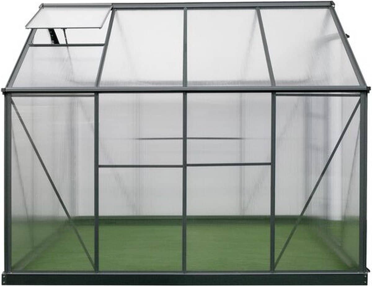 Westmann Aluminium kas Flora 68 | Antraciet | 252x192x201cm