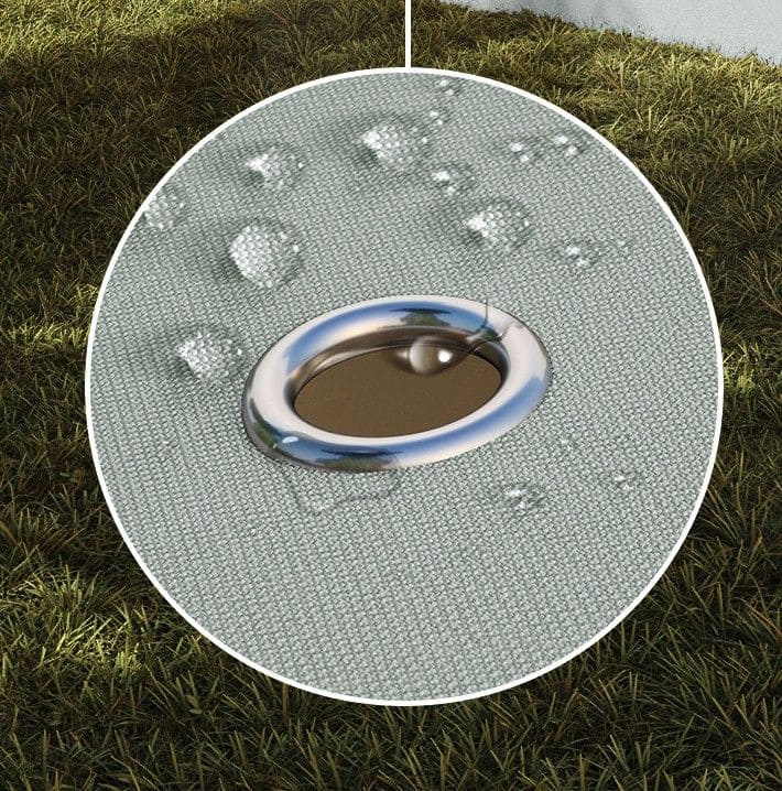 Partytent 300x300 cm met zijwanden - Lichtgrijs