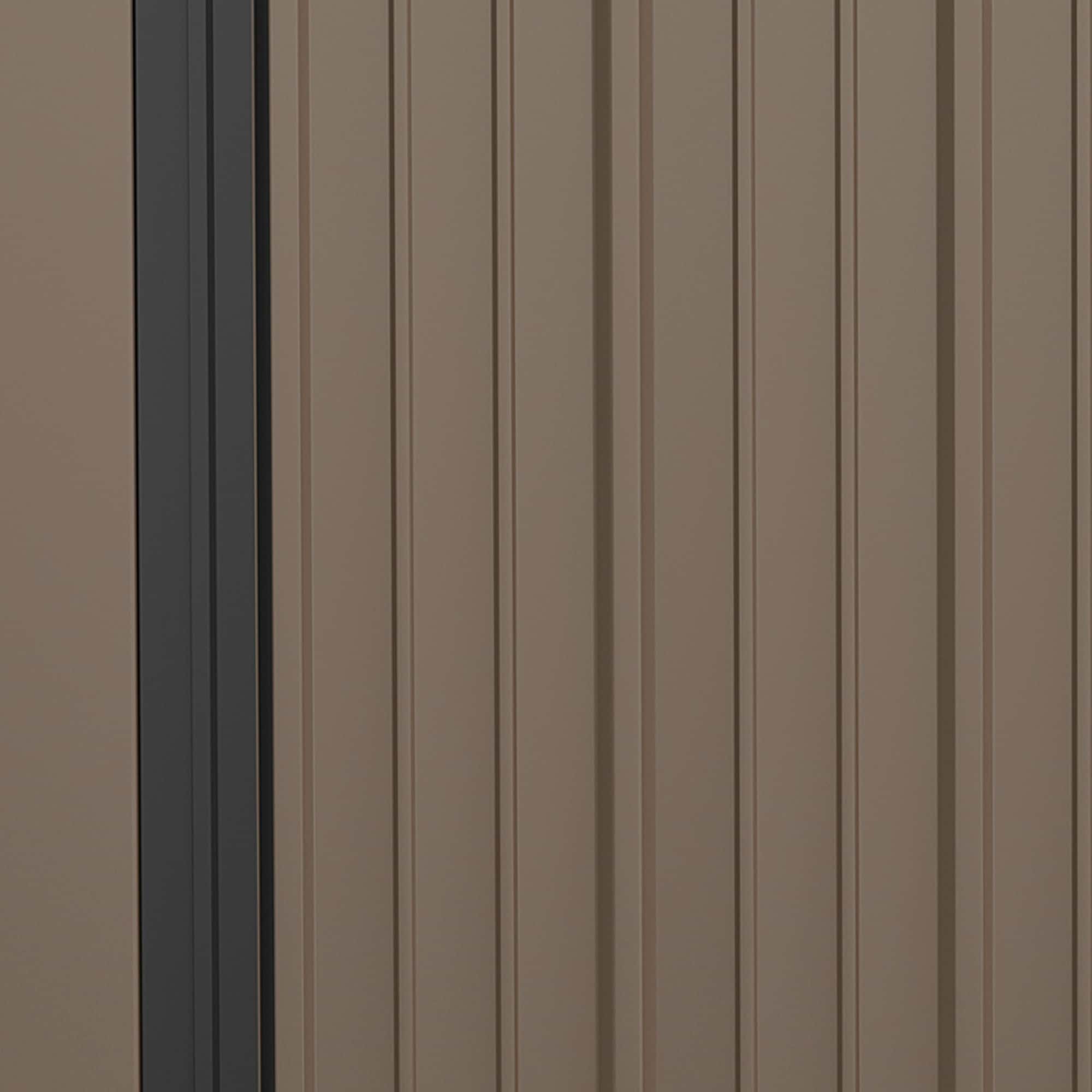 4goodz Tuinkast Metaal - Balkonkast - 162 x 95 x 196 cm - Bruin