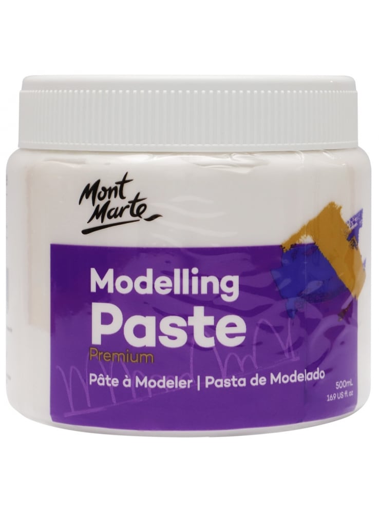Mont Marte® Premium Modelling Paste 500 ml - Modelleer pasta schilderen