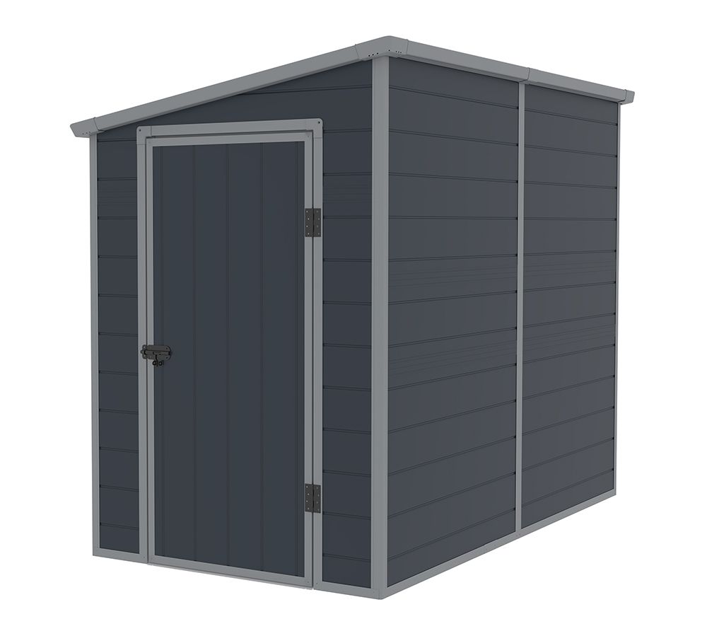 Westmann Kunststof Aanbouw Tuinschuur Hortus L -248x134x194cm - Grijs