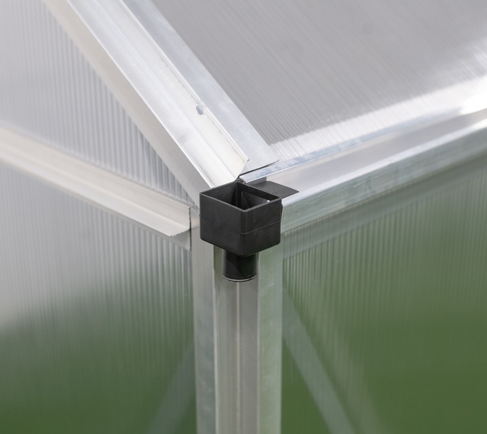 Westmann Aluminium kas Flora 68 - Zilver - 252x192x201cm